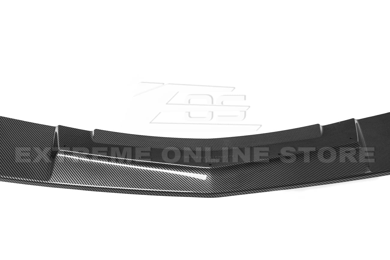 2005-2013 Chevrolet Corvette C6 Base & ZR1 Models Carbon Fiber Front Bumper Lip Splitter | ABS Plastic Hydro-Dipped | Enhanced Aerodynamics & Style for Street Racing & Car Shows