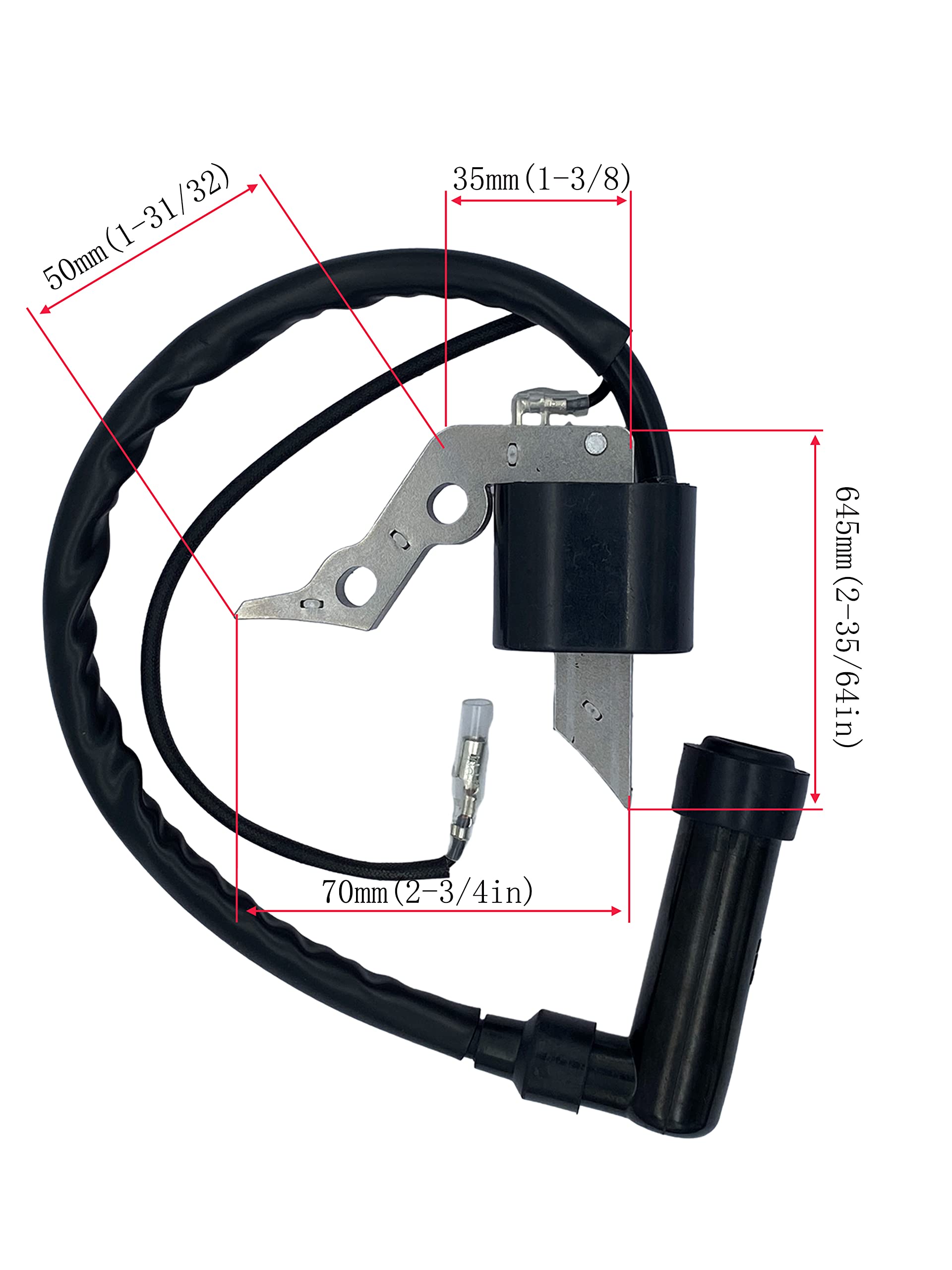 YAMAKATO Ignition Coil Compatible with Champion Generac Duromax Firman Wen Westinghouse Coleman ETQ Ryobi Predator Powermate 79cc 80cc 99cc Small Engine & Generators - OEM Replacement Part for Smooth Engine Starts & Reliable Power Supply