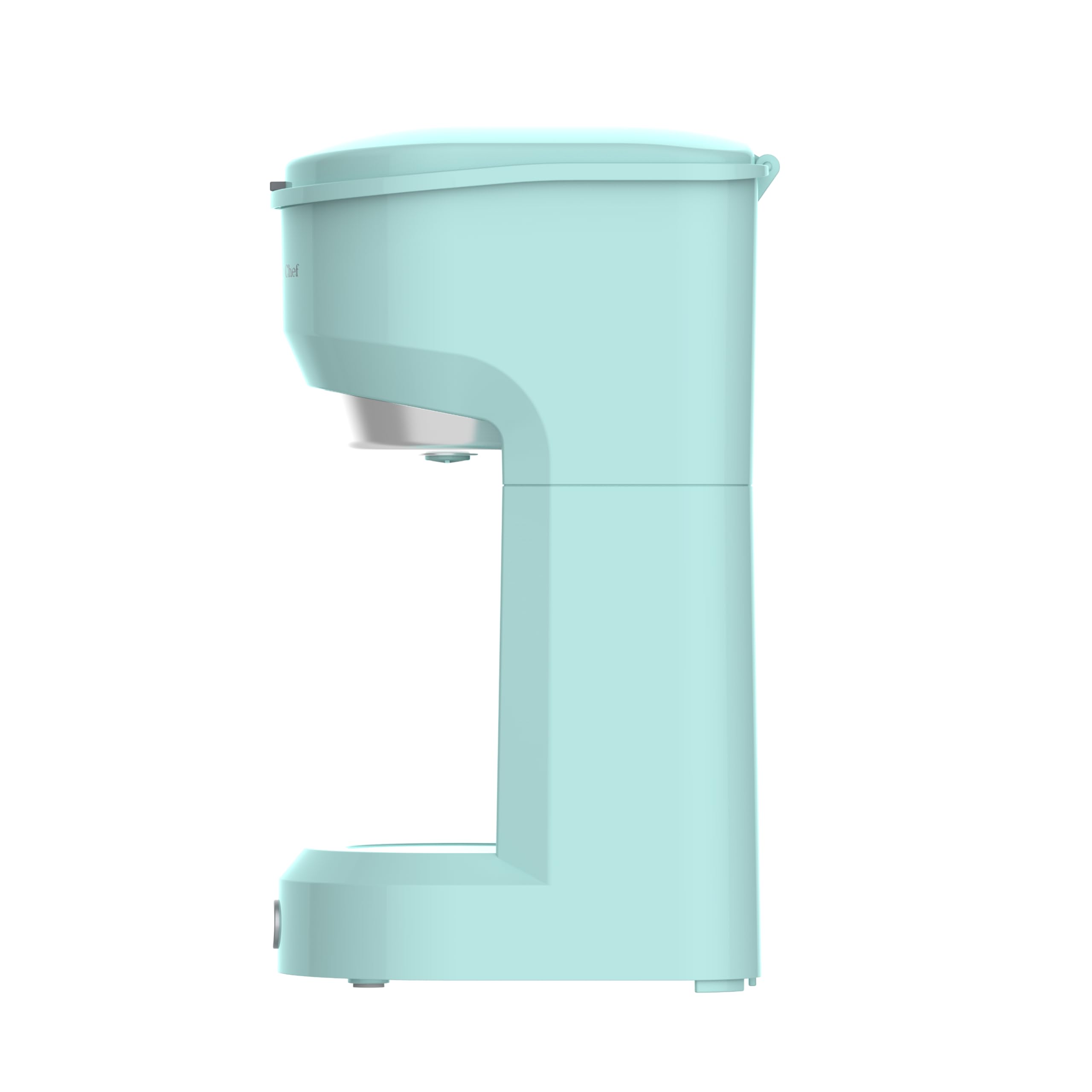 Retro Single Serve Coffee Maker - 300ml Compact Brewer for Ground Coffee, Mint Green - Perfect for Home, Office & Travel Use
