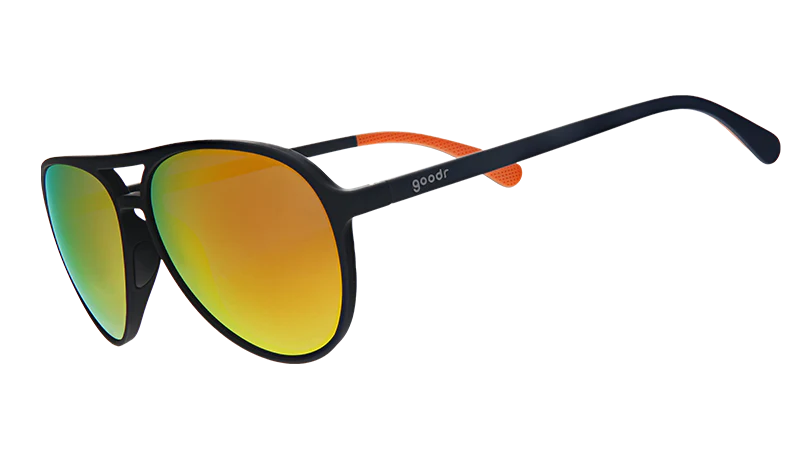 Goodr Call Me Tarmac Daddy Polarized Sunglasses for Men & Women - UV Protection, Lightweight, Non-Slip for Running, Cycling, Driving & Outdoor Sports