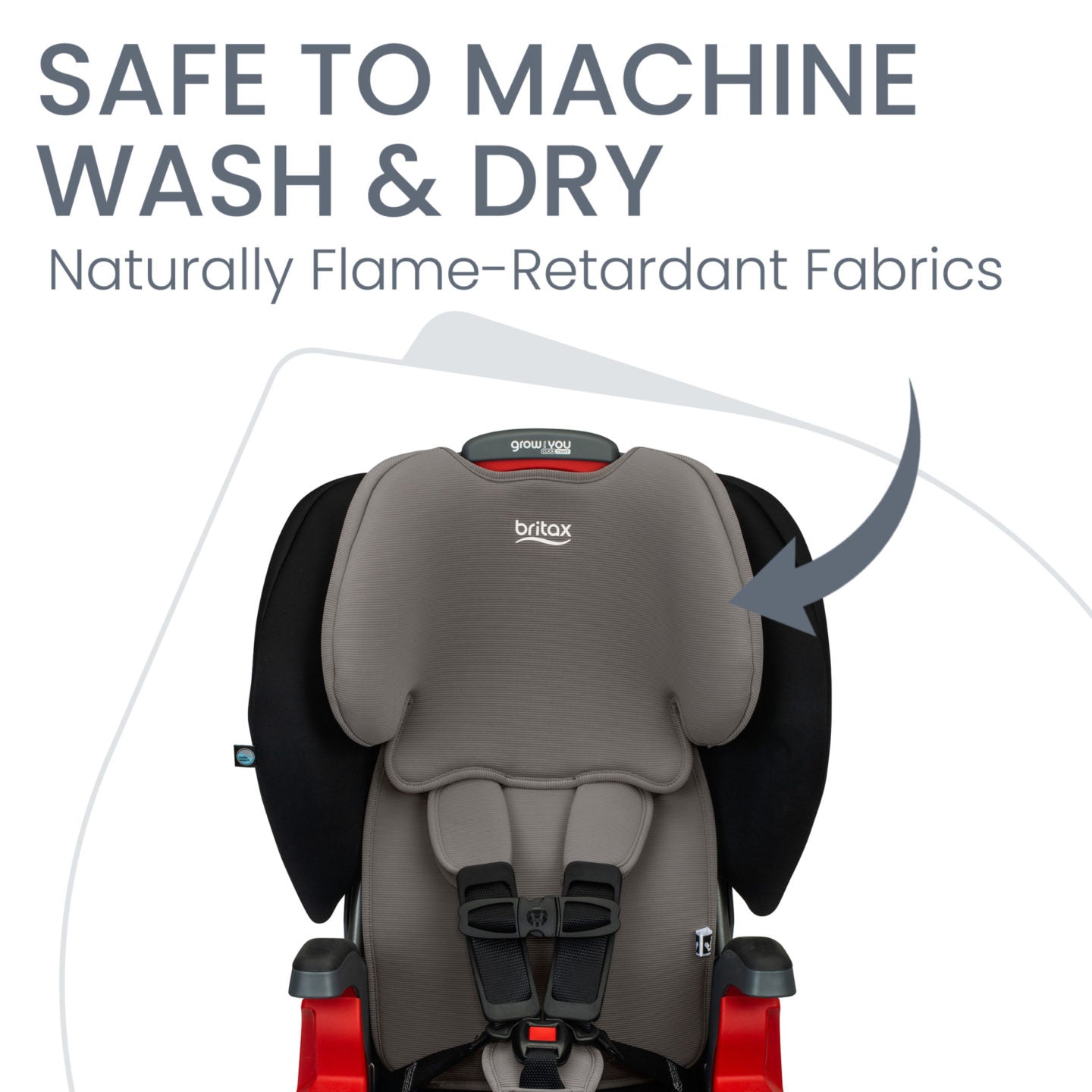 Britax Grow With You ClickTight Harness 2 Booster Car Seat - Safe & Adjustable for Toddlers to Big Kids - Perfect for Road Trips & Daily School Commute