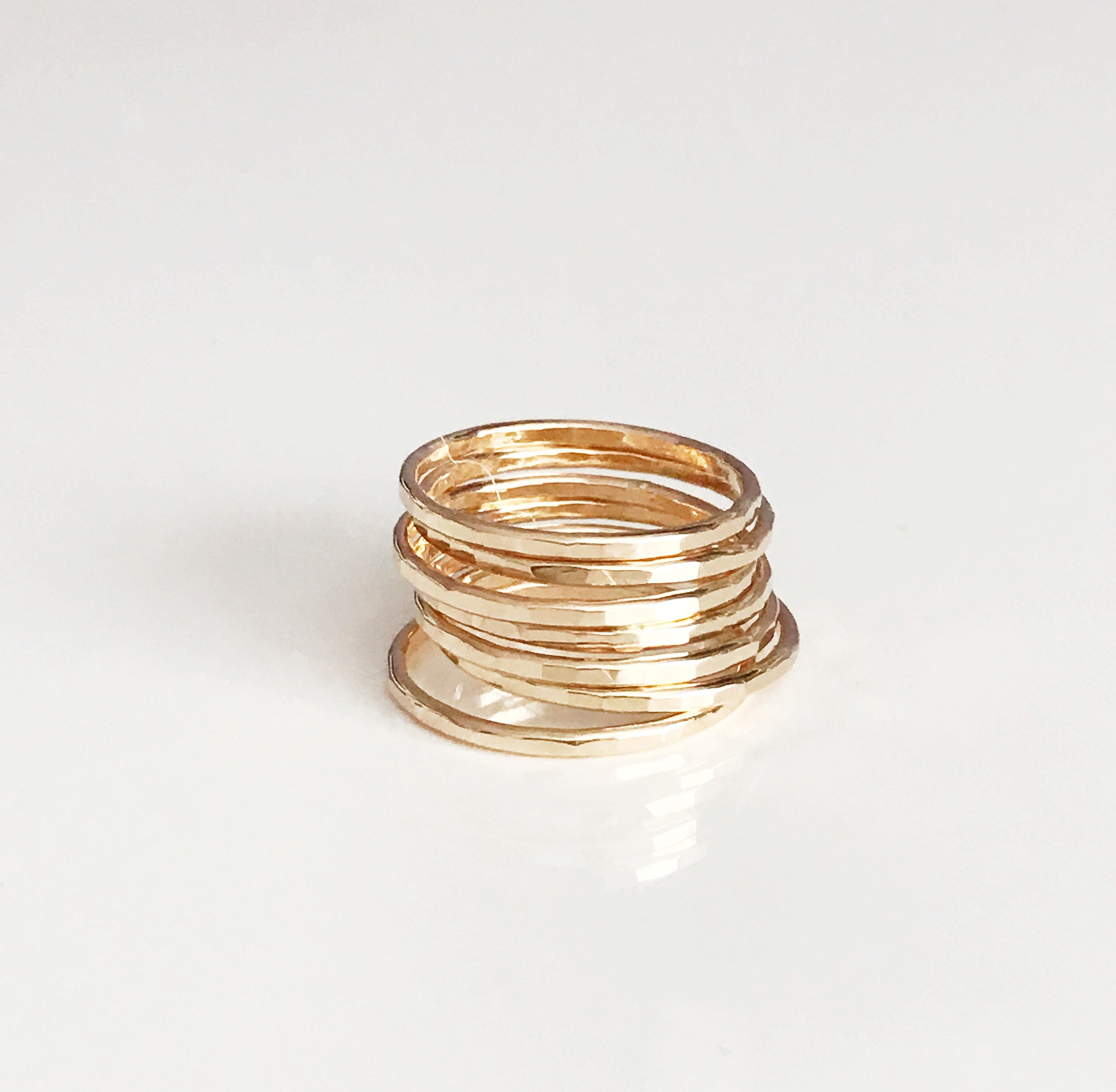 Clara Rings Set - 7 Piece Stackable Rings for Women (R122) | Elegant Jewelry for Everyday Wear, Parties & Gifts