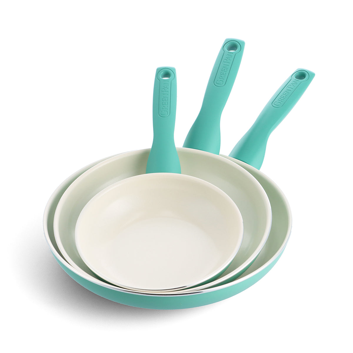 Rio Ceramic Nonstick Frypan Set - 7