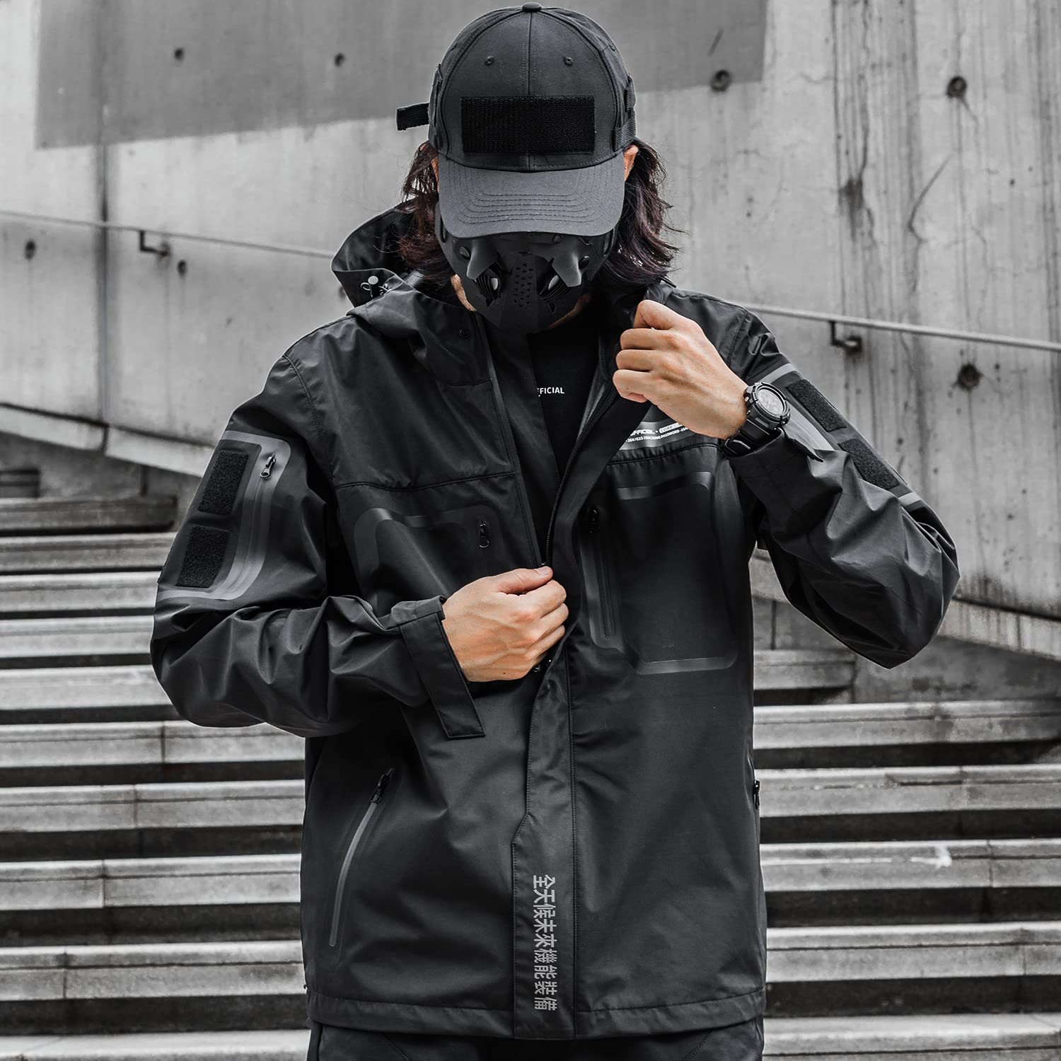 MFCT Men's Tactical Combat Jacket - Waterproof, Lightweight, Durable Outdoor Military Jacket for Hiking, Camping & Airsoft