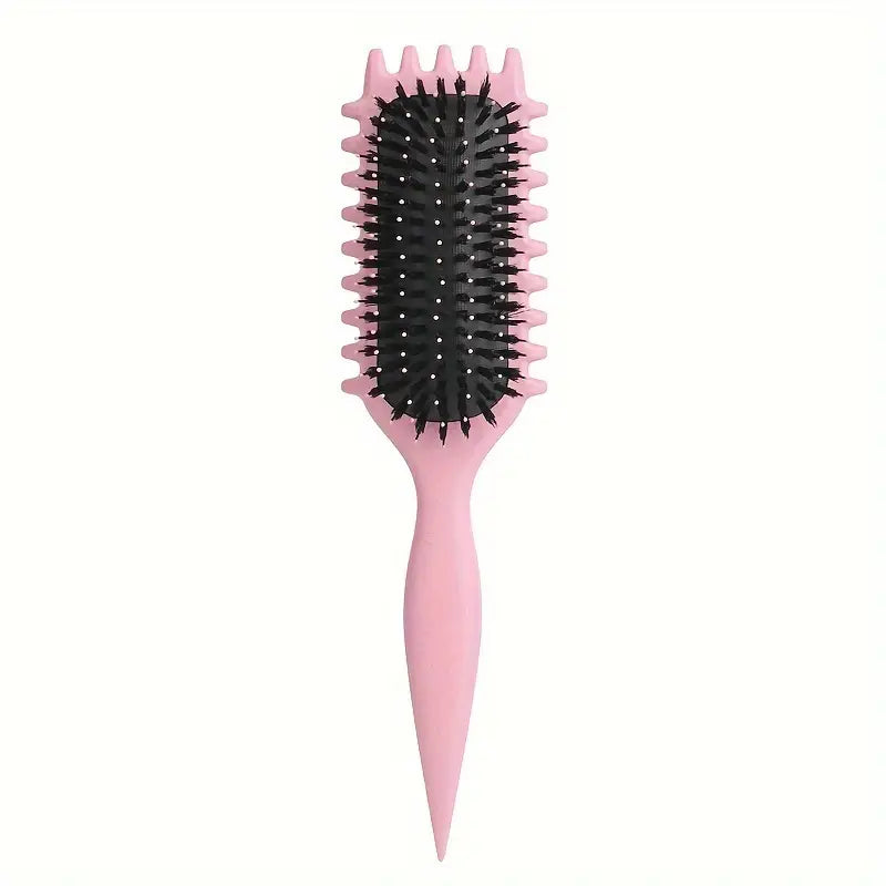 Gildie Curly Girl Hair Brush - Detangling Brush for Curly Hair, No Pull No Breakage, Wide Tooth Comb for Natural Curls - Perfect for Daily Hair Care & Styling at Home or Salon