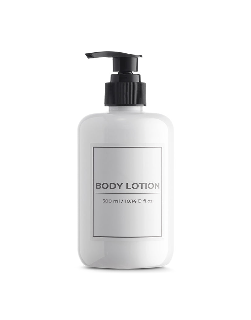 (12/24 Pack) Premium Hotel-Style Body Lotion with Pressure Pump - 10oz/300ml Bulk White Label - Perfect for Hotels, Spas, Gyms & Home Use