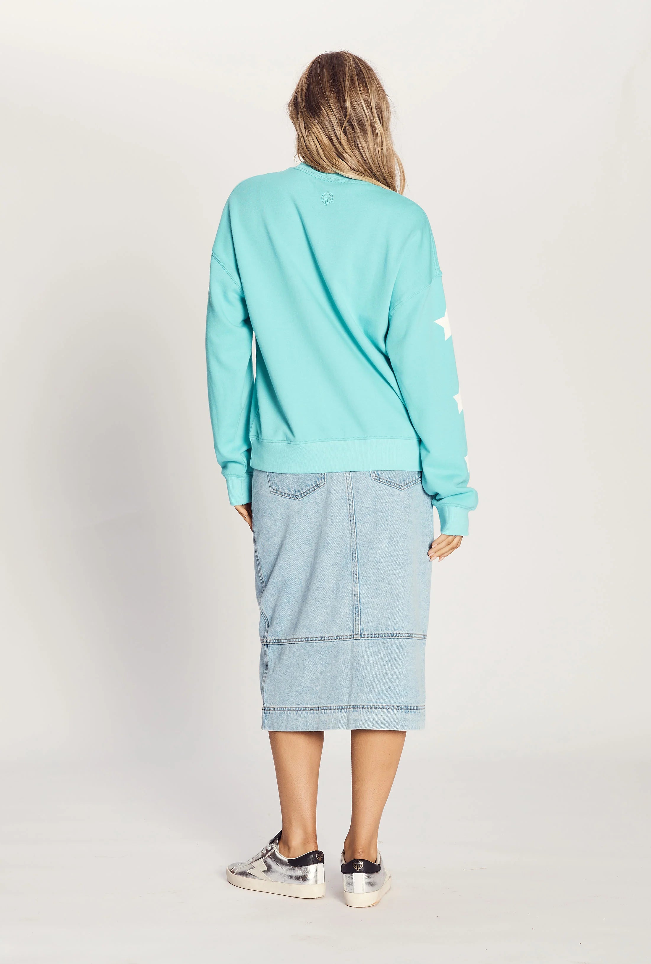 Stylish Women's Denim Midi Skirt - High Waist A-Line Denim Skirt for Casual Outfits & Summer Fashion | Perfect for Office, Date Night & Weekend Wear