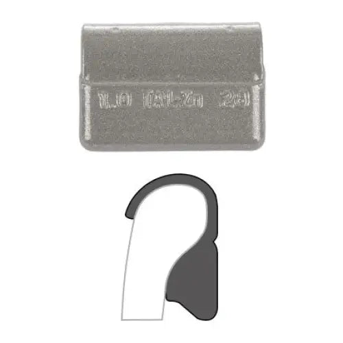 AA TAL Zinc Clip-On Wheel Weights (25-Piece Box) – Perfect for Balancing Car, Truck, and Motorcycle Tires