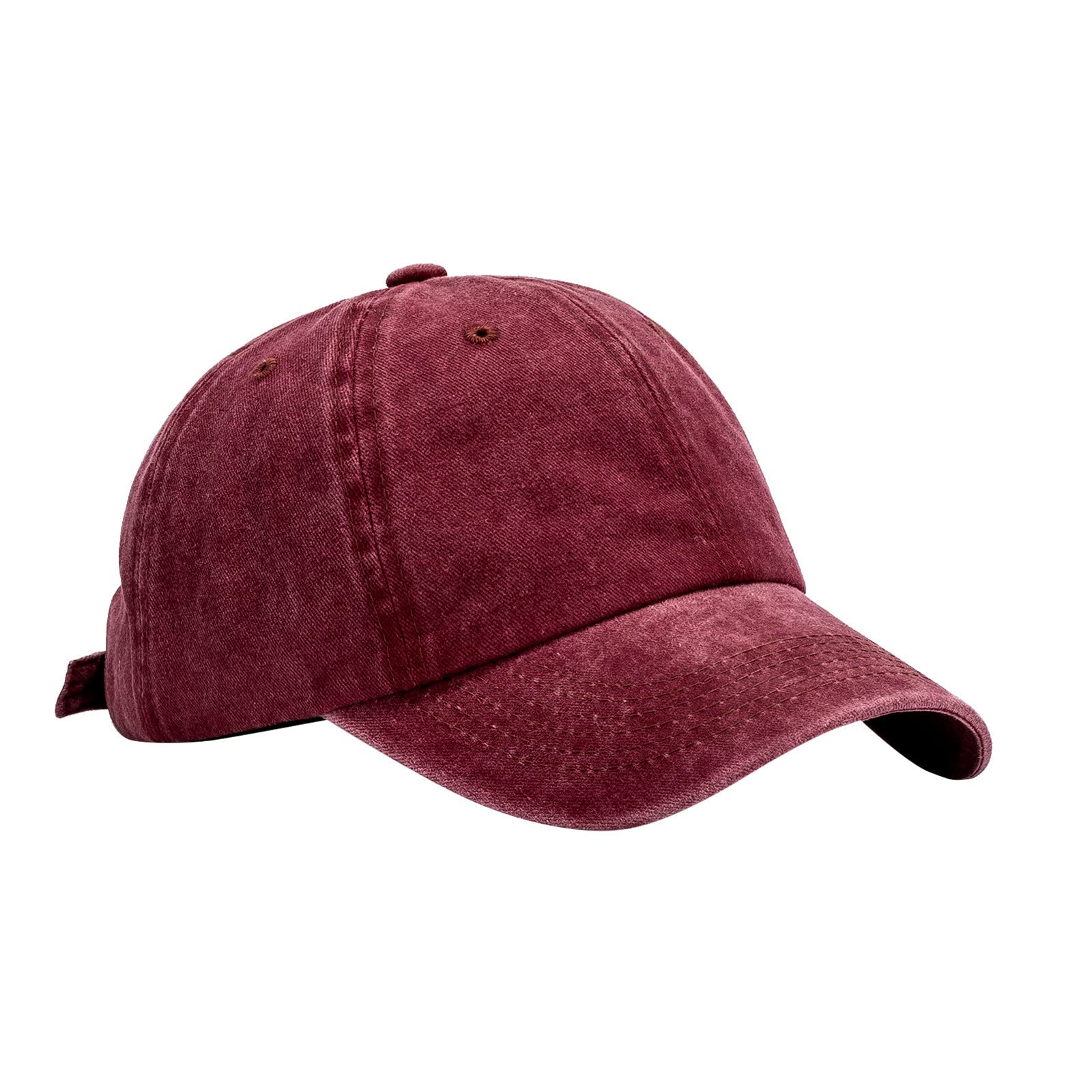 2-Pack Men's Summer Baseball Caps - Breathable Outdoor Sports Hats for Running, Hiking & Casual Wear - Adjustable Solid Color Hard Hat with Patch Design