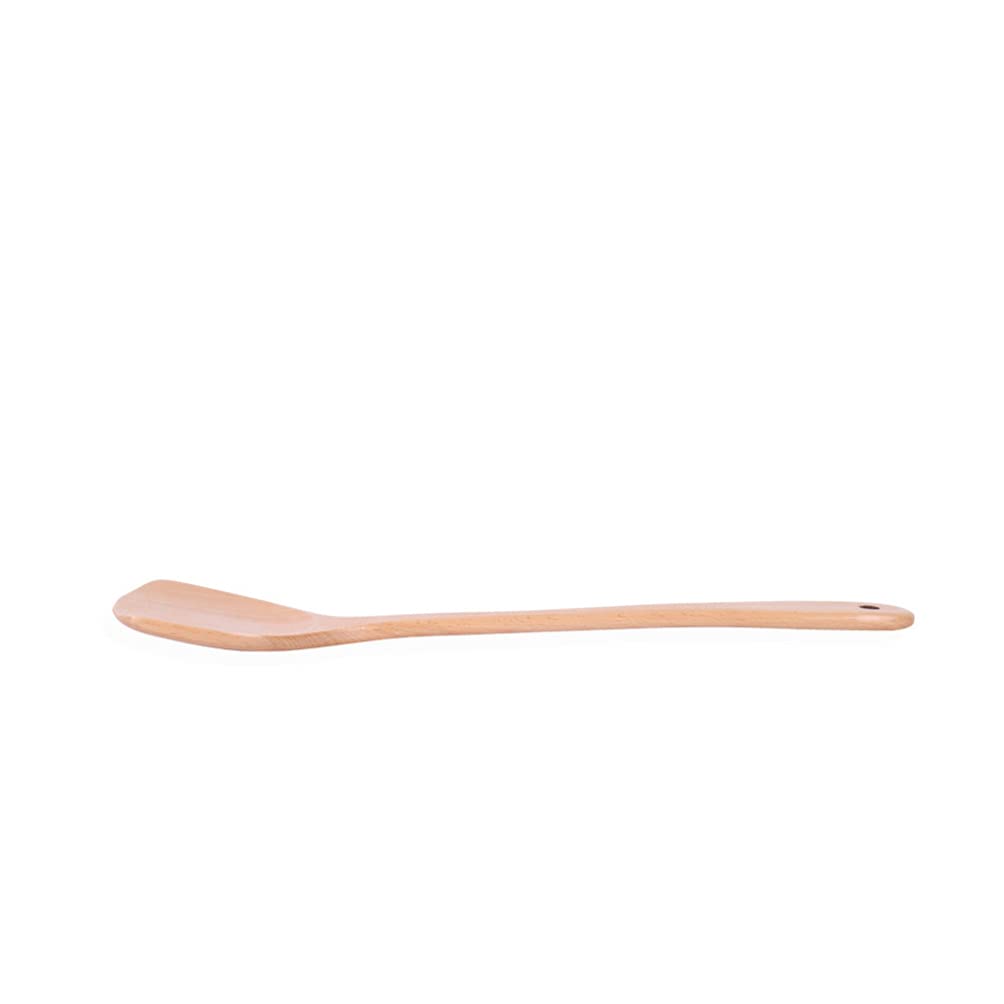 DOITOOL Wooden Spatula for Non-Stick Pans - Bamboo Cooking Utensil for Frying Eggs, Stir Fry & Kitchen Use - Eco-Friendly Wooden Spoon & Shovel for Sauteing, Baking & Serving