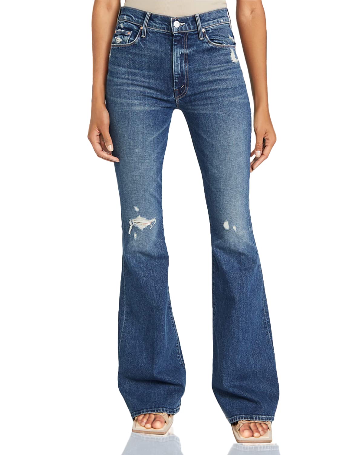 Women's Super Cruiser Jeans for Moms - High Waist Stretch Denim Pants for Comfort & Style - Perfect for Casual Outings, Work & Everyday Wear