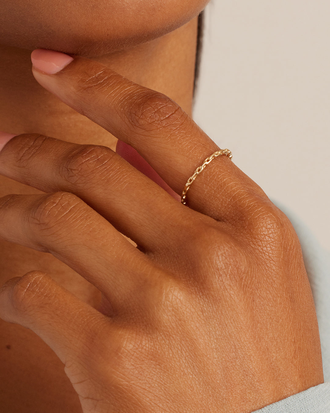 14K Gold Parker Ring for Women - Elegant Dainty Stackable Band - Perfect for Everyday Wear, Gift Giving & Special Occasions