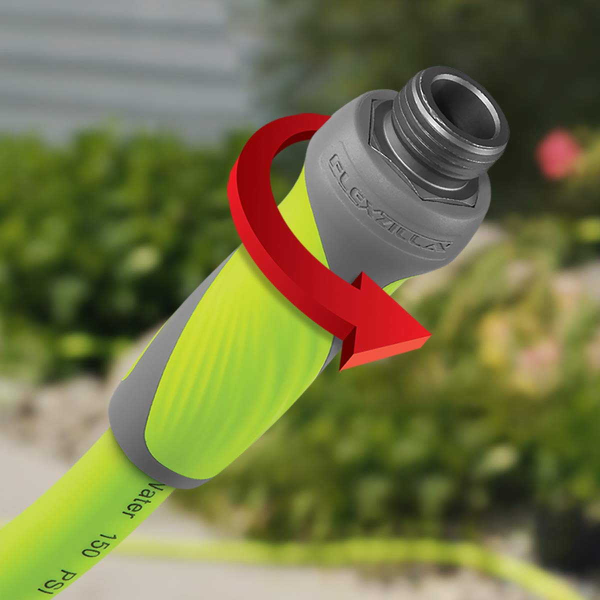 50ft Colors Garden Hose with SwivelGrip - Heavy Duty Flexible Water Hose for Lawn, Garden & Outdoor Use | 100ft Flexzilla Garden Hose with SwivelGrip - Lightweight Drinking Water Safe Hose for Yard, Car Washing & RV Use