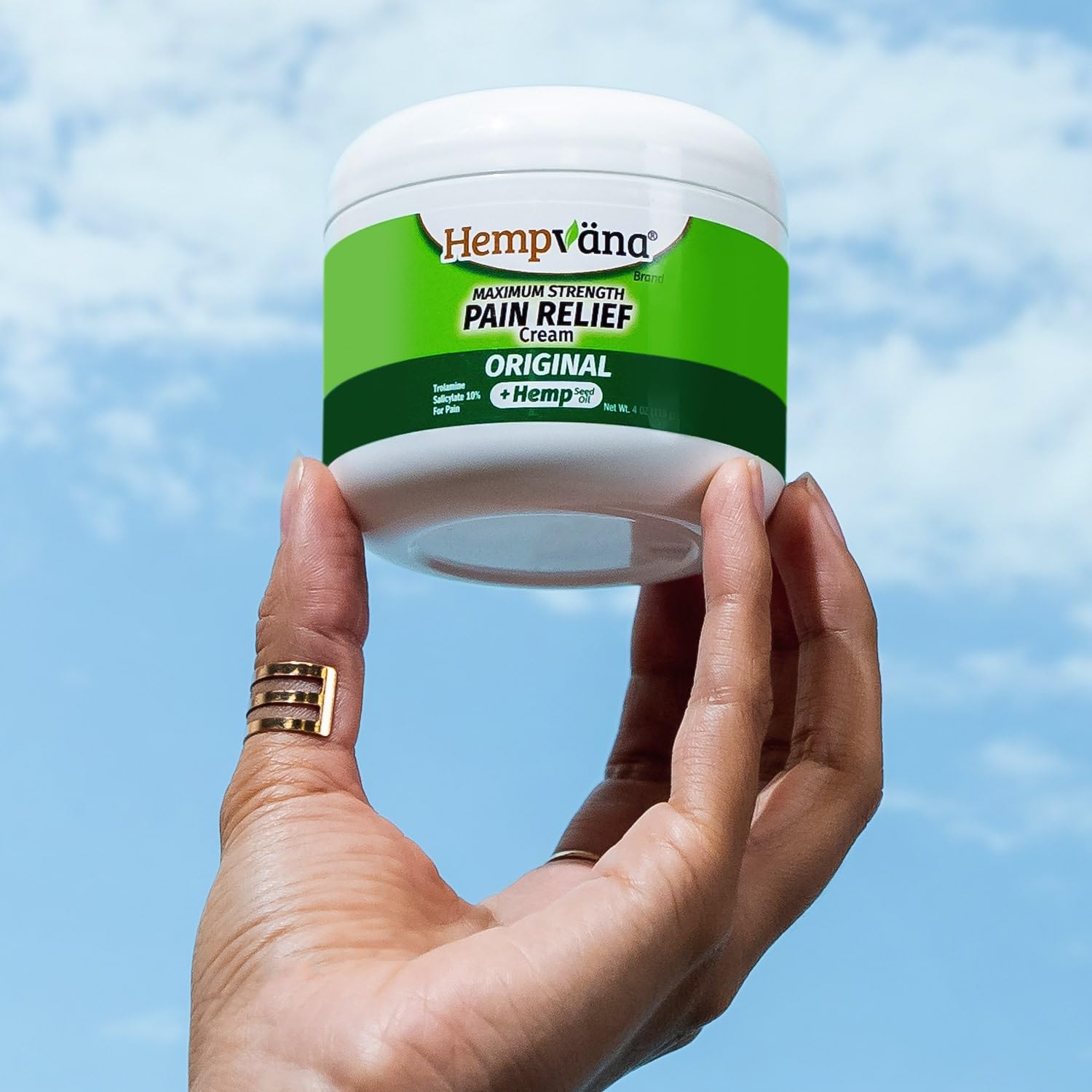 Hempvana Maximum Strength Pain Relief Cream for Muscle, Joint, Back, Knee & Shoulder Pain – Fast-Acting Hemp Cream for Neck, Elbow, Hand & Foot Discomfort – Perfect for Post-Workout Recovery & Daily Pain Management