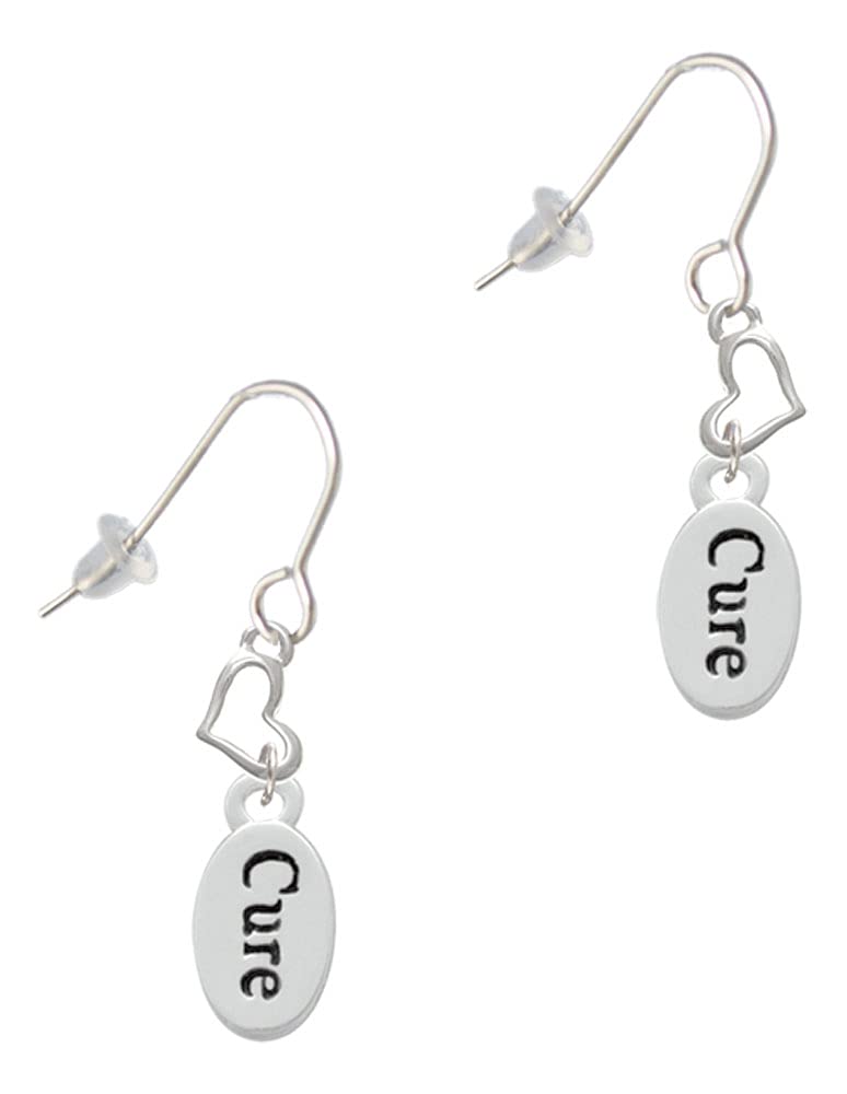 Silver Heart French Earrings - Elegant Oval Jewelry for Gifts & Parties