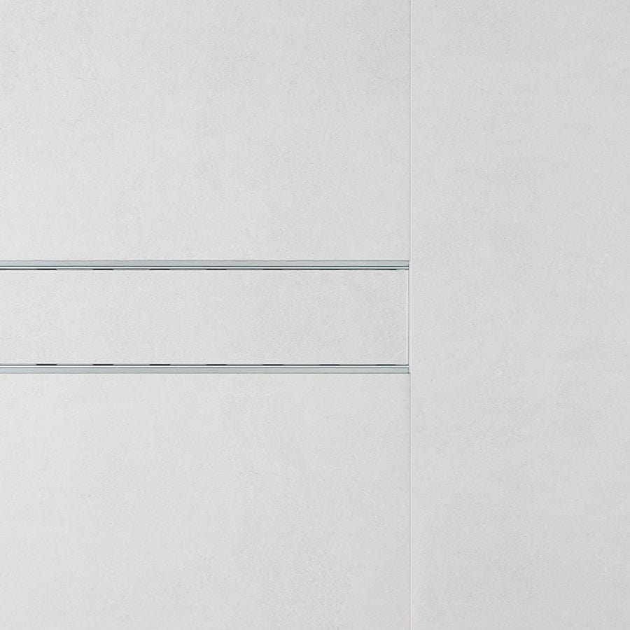 1M Brushed Silver Aluminum Floor Drain - Premium Bathroom & Shower Drain for Modern Homes - Ideal for Bathrooms, Showers, and Wet Rooms