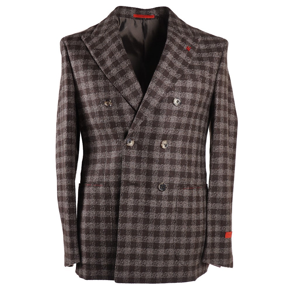 Premium Isaia Wool & Cashmere Blazer for Men - Italian Luxury Sport Coat for Business, Weddings & Formal Events | Elegant Tailored Fit for Office & Special Occasions