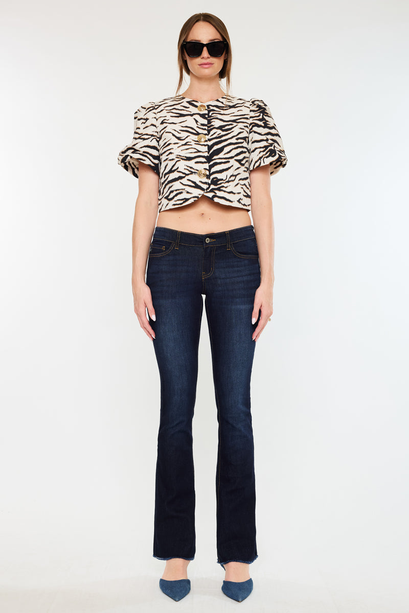 Anne Essentials Low Rise Bootcut Jeans for Women - Stretch Denim Pants, Comfortable & Flattering Fit - Perfect for Casual Wear, Office & Night Out