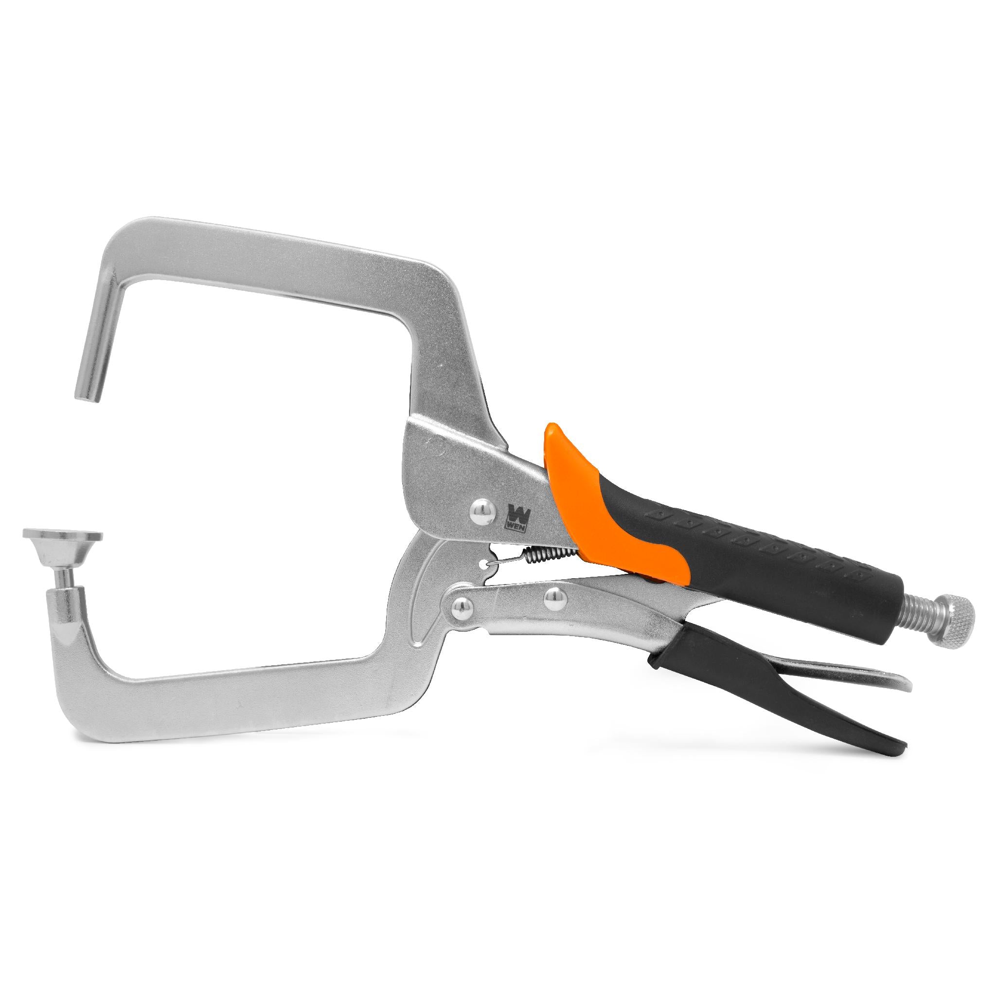 WEN CL436R 4 Inch Right Angle Clamp for Woodworking & Pocket Hole Joinery - Perfect for Cabinets, Furniture & DIY Projects