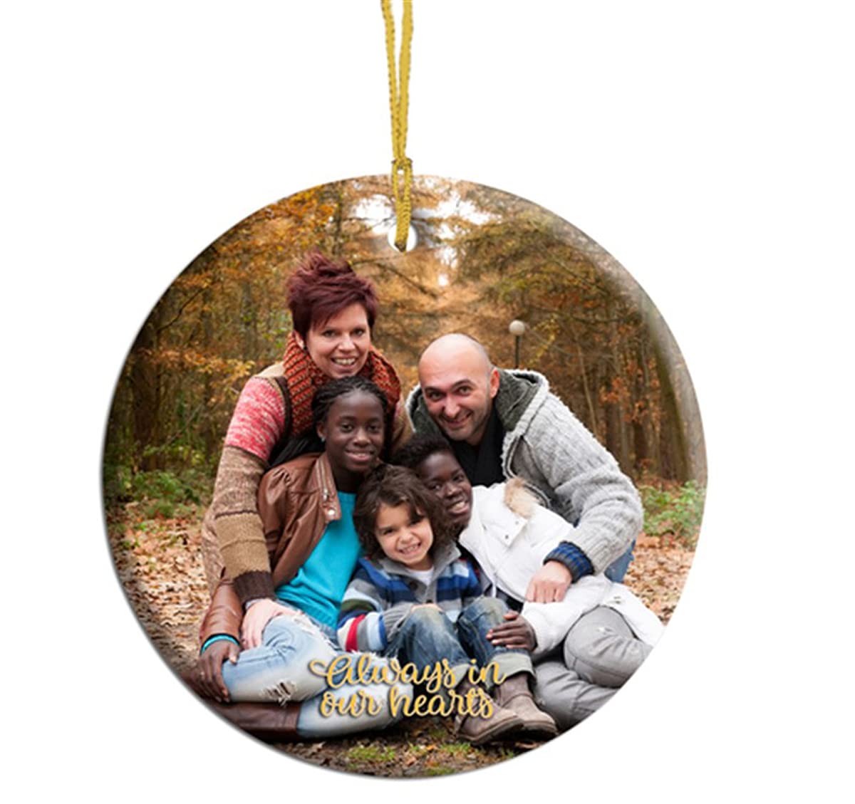 Personalized Christmas Ornament with Flowers - Custom Dog-Themed Holiday Decor for Home, Tree & Fireplace - Festive Hanging Decoration for Christmas Gifts & Party Decorations