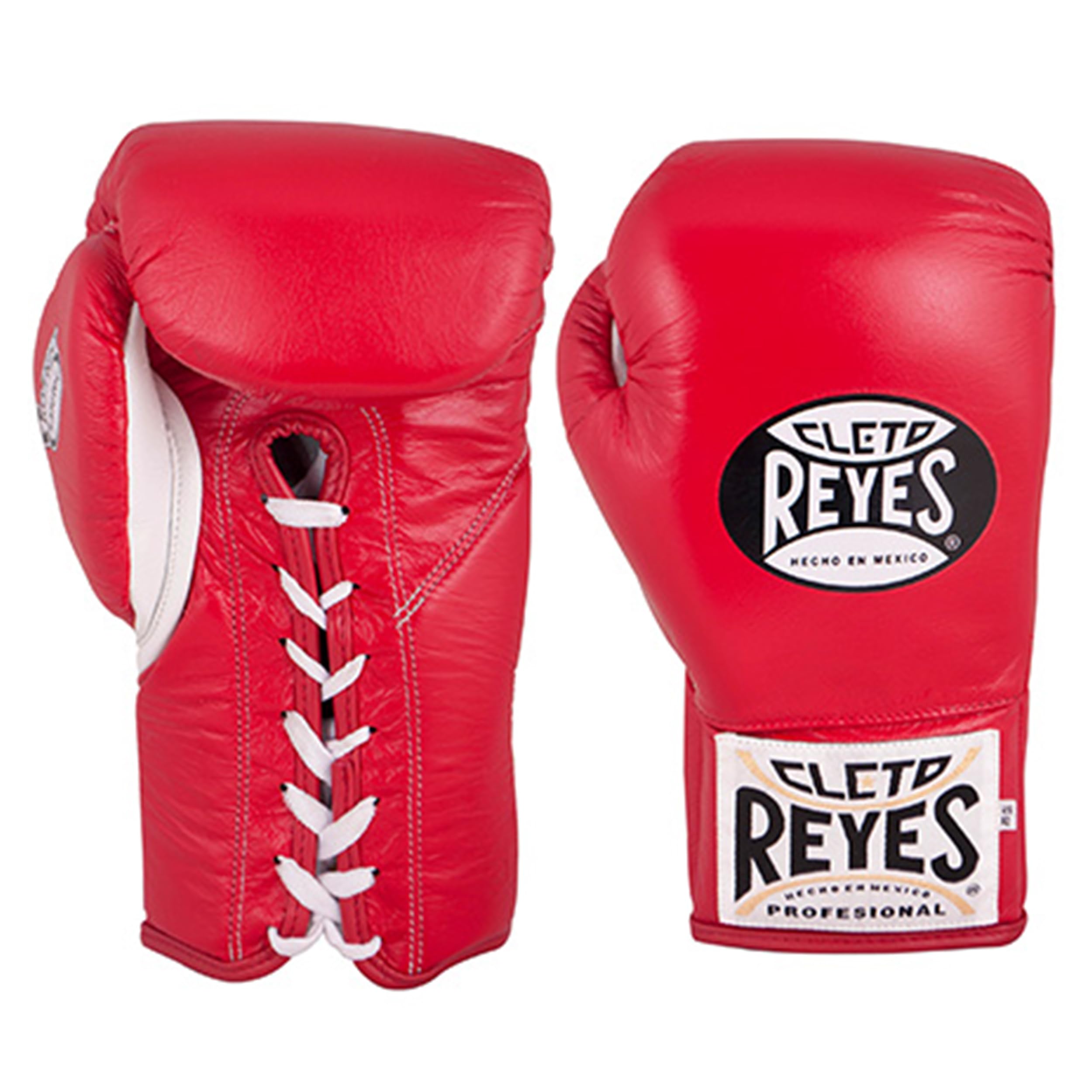 Cleto Reyes Safetec Professional Competition Boxing Gloves for Men & Women - MMA, Kickboxing, Muay Thai Training - Premium Lace-Up Boxing Gloves for Sparring, Heavy Bag Work & Competition