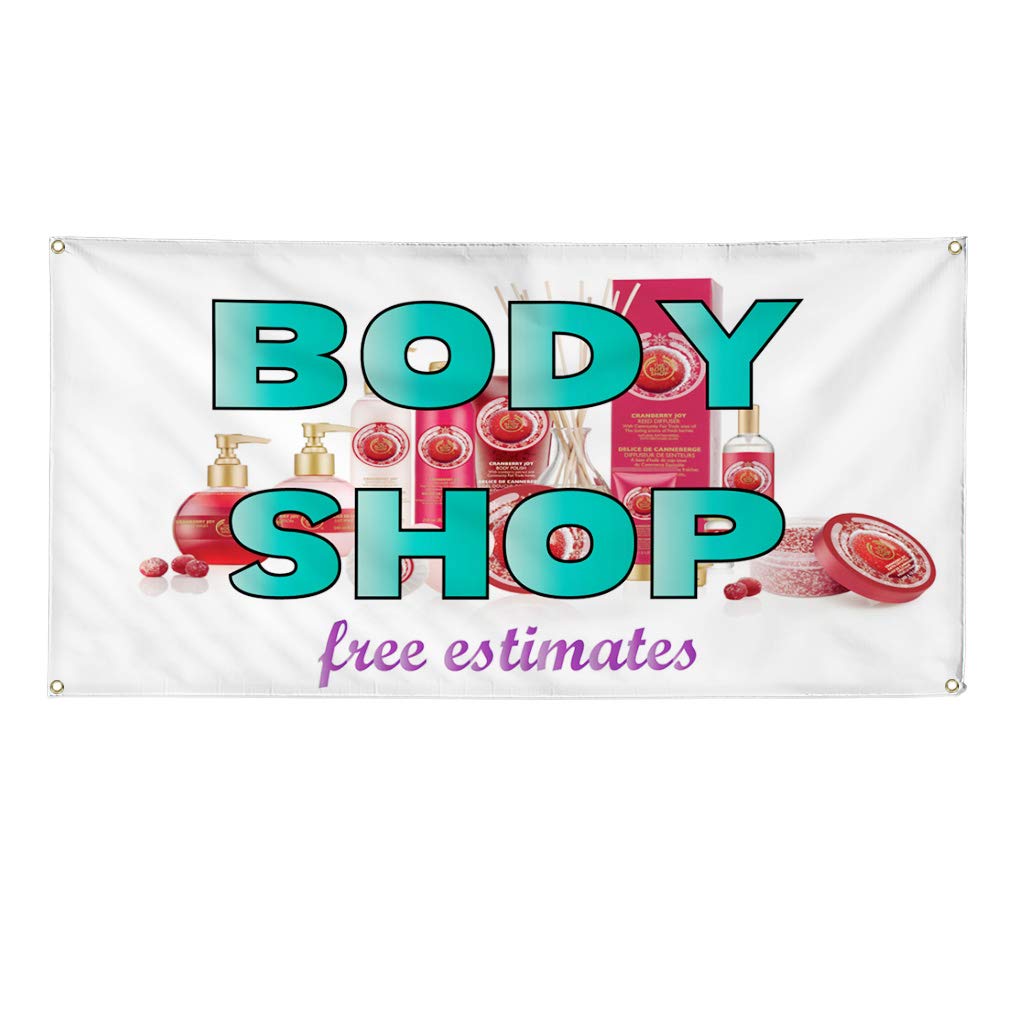 Custom Vinyl Banners for Business & Outdoor Use - Multiple Sizes (60x144 Inches) | Weatherproof, Industrial Strength with 10 Grommets | Perfect for Body Shops, Yard Signs & Commercial Advertising