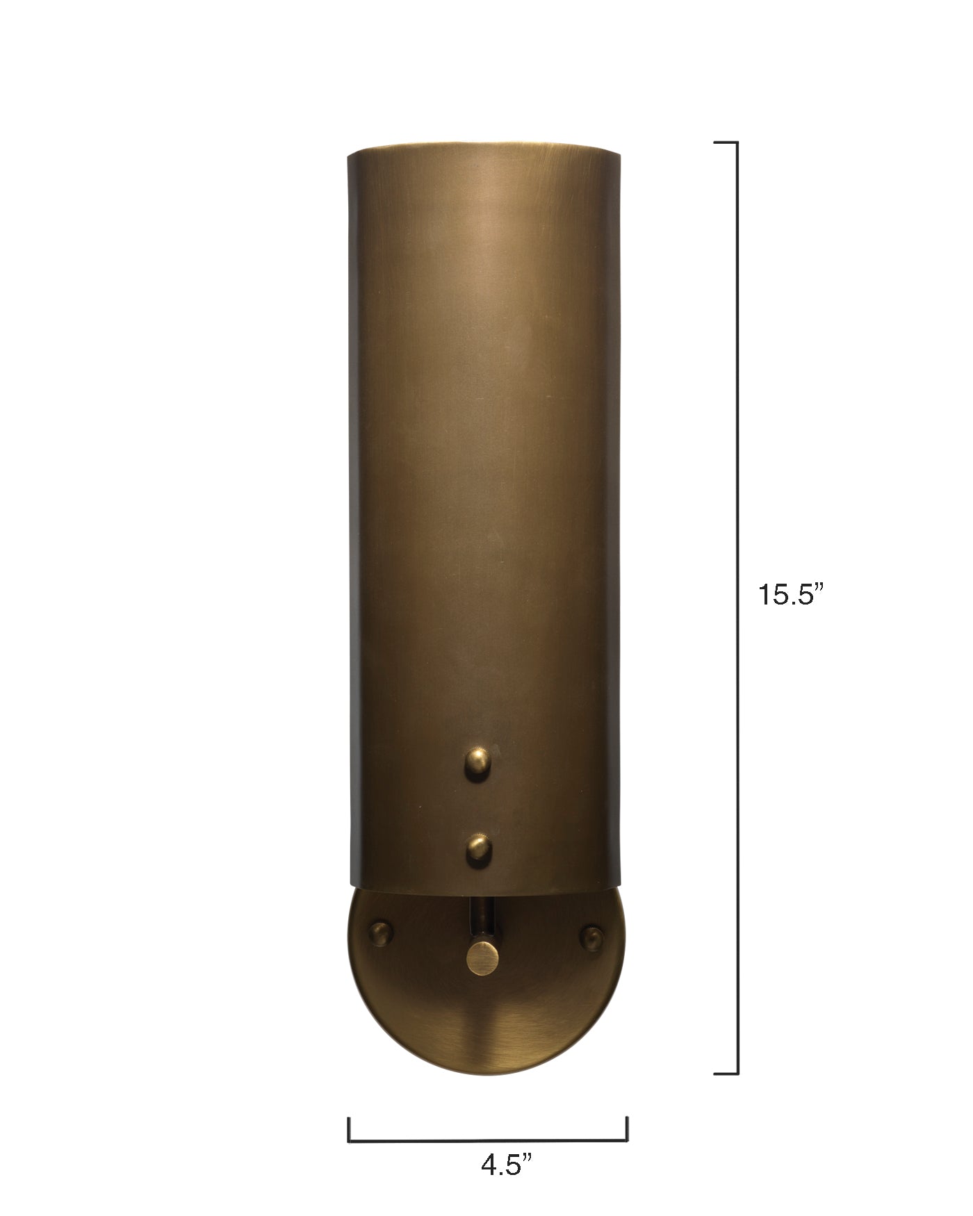 Olympic Wall Sconce Brass - Vintage Brass Wall Light Fixture for Living Room, Bedroom & Hallway Lighting