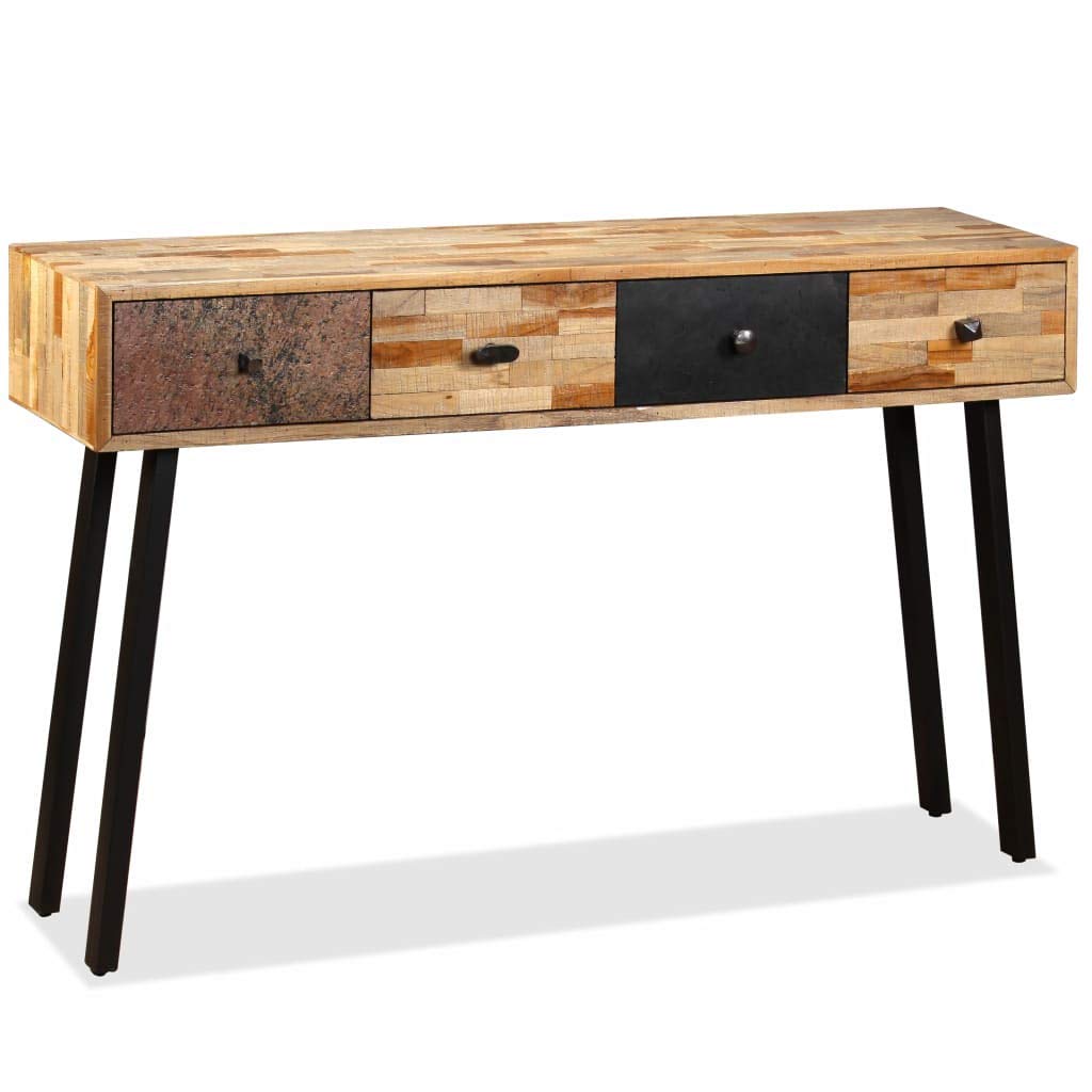 Solid Reclaimed Teak Wooden Console Table - 47.2