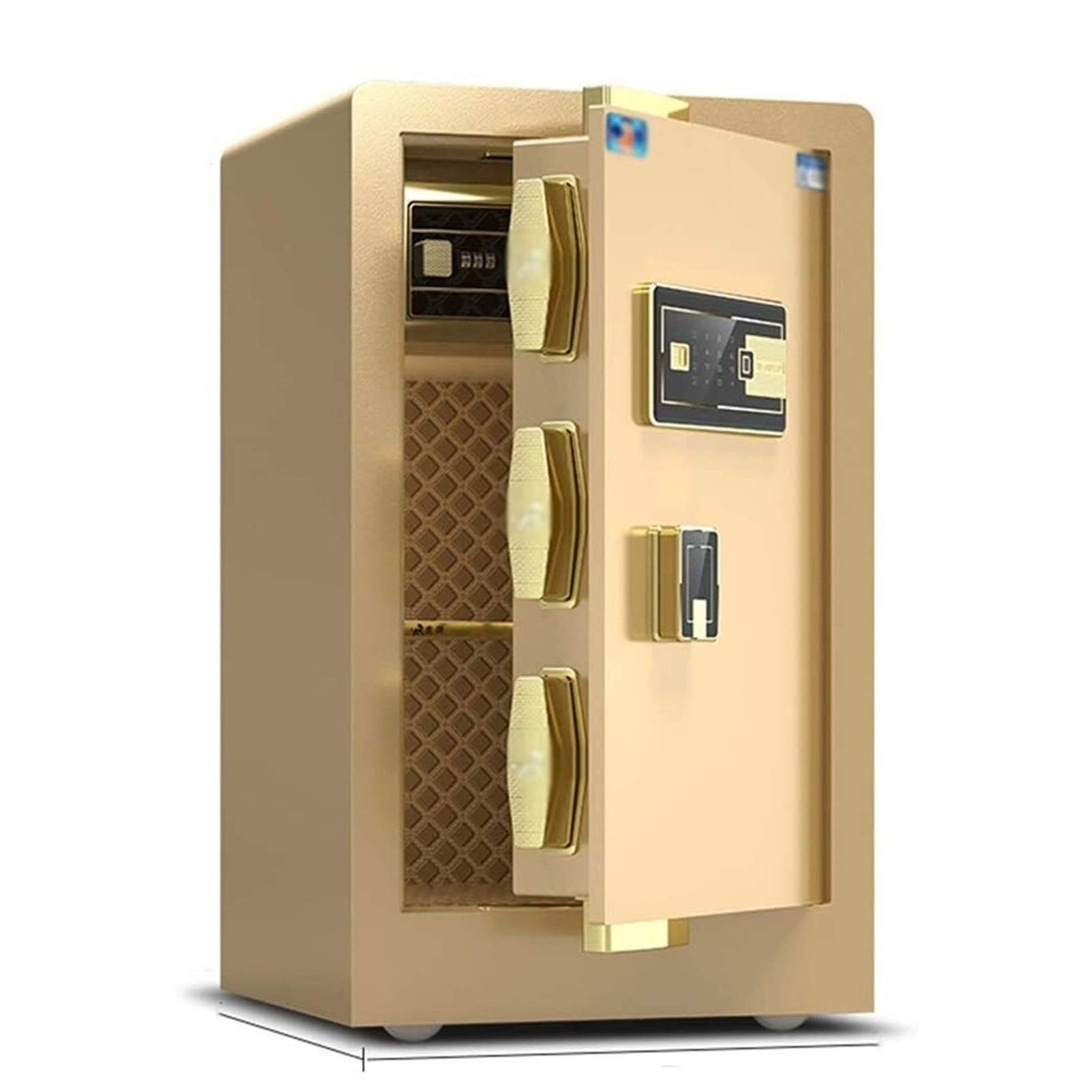 Heavy Duty Steel Home Security Safe - Electronic Digital Lock, Wall & Cabinet Safe Box for Office, Jewelry & Documents (60cm) - Perfect for Home, Business & Travel Use