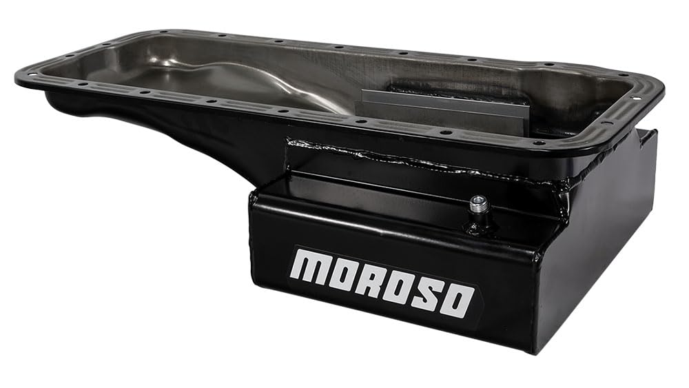 Moroso 20607 Replacement Oil Pan Compatible with Ford 352-428 Engines - High Performance Engine Part for Classic Car Restoration & Maintenance