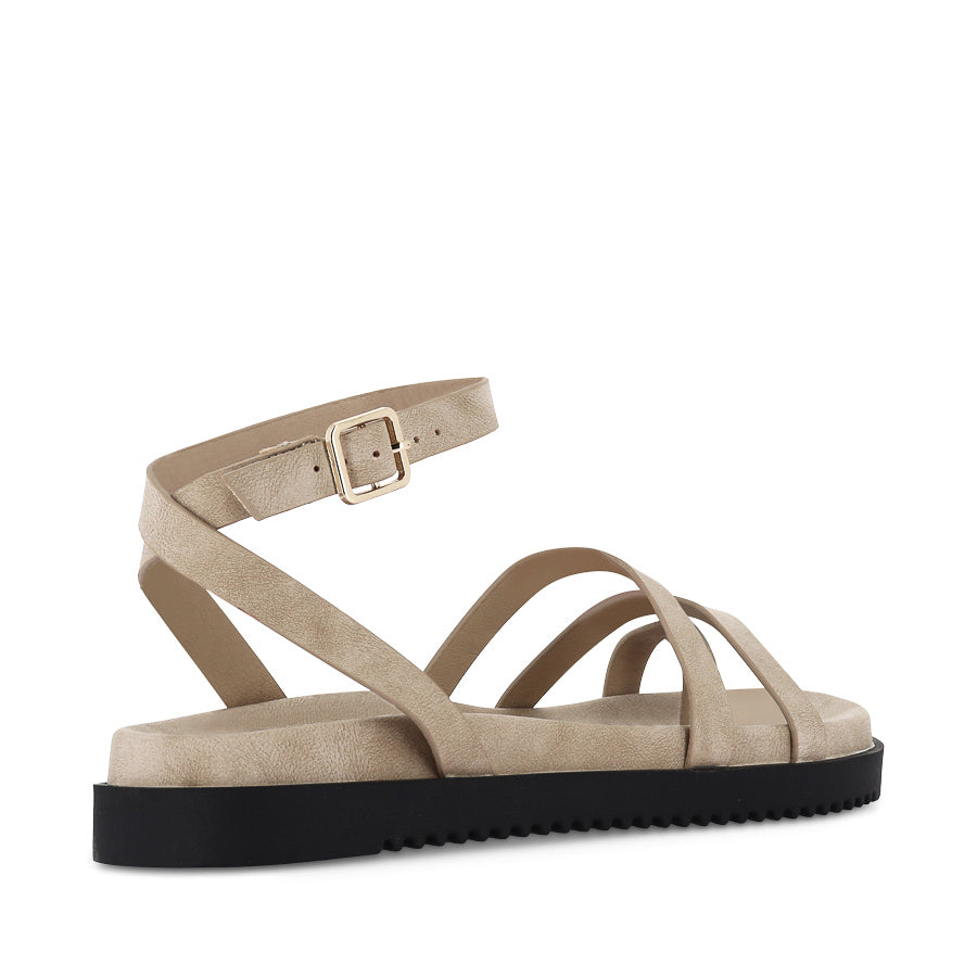 ASTRID TAUPE NUBUCK Leather Shoes for Women - Comfortable Casual Loafers for Walking, Work & Everyday Wear