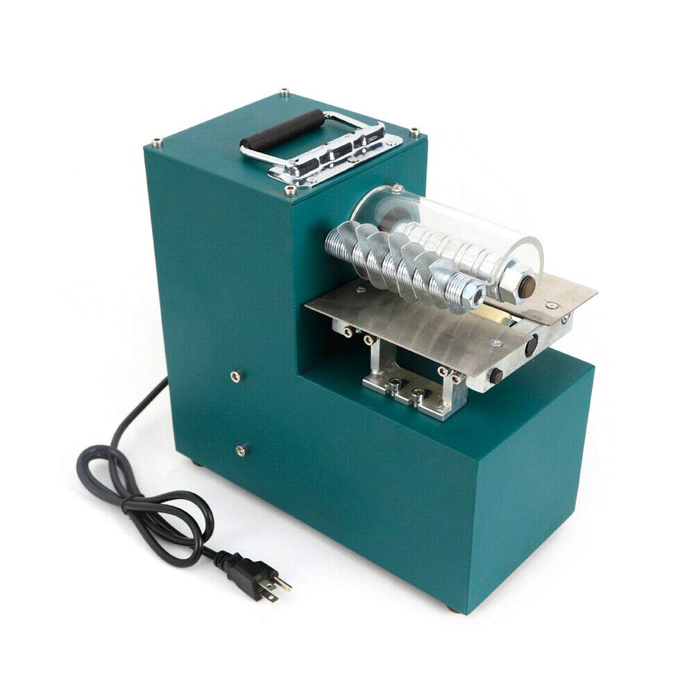 40W Single Leather Cutting Machine with Pedal - Adjustable Speed Leather Slitter for Bags, Shoes & Leathercraft | Heavy Duty 110V Leather Cutter for DIY, Shoe Repair & Professional Leatherworking