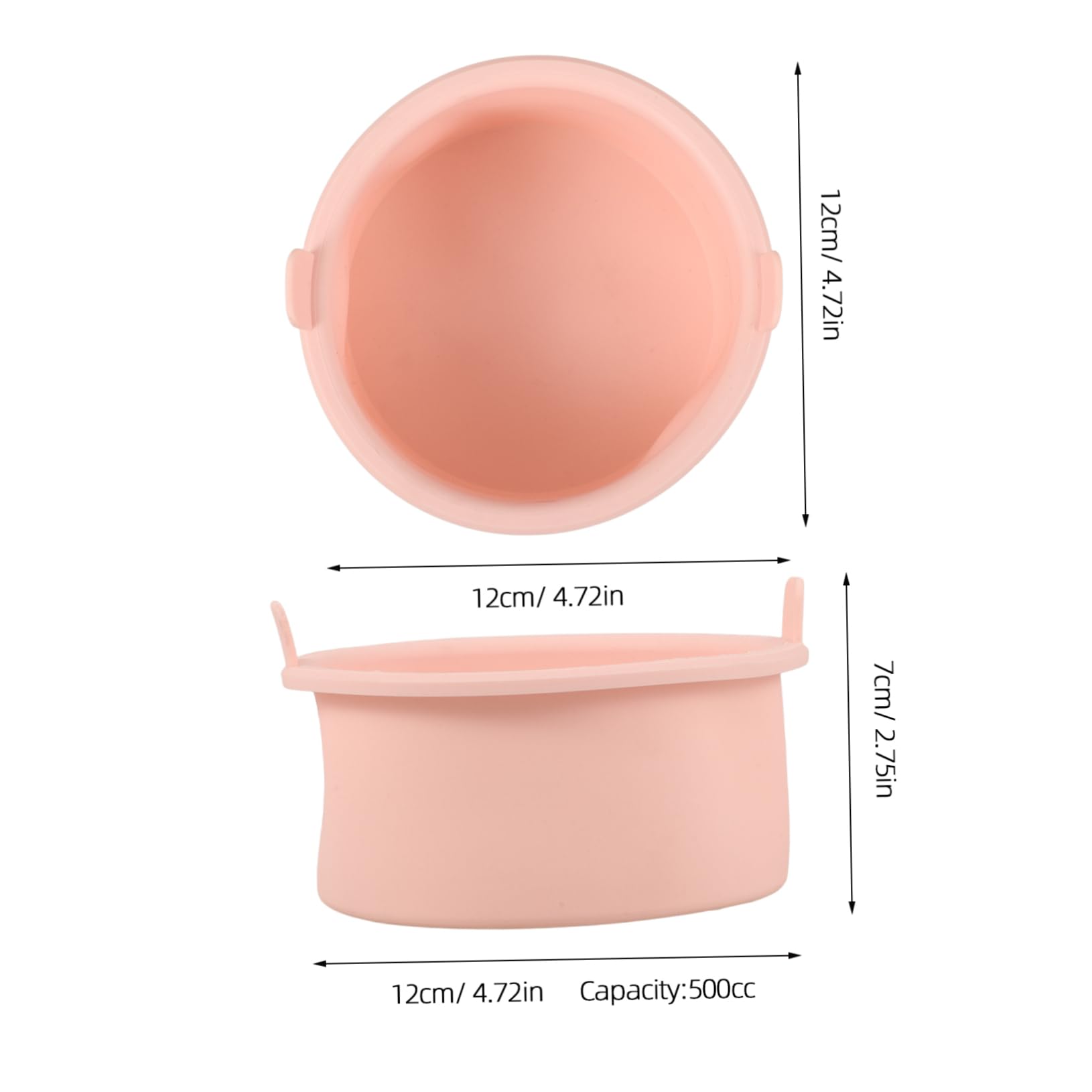 Minkissy Silicone Wax Melting Bowl - Pink Inner Pot for Wax Warmer, Hair Removal Wax Heater, Wax Bean Melter - Perfect for Salon, Spa & At-Home Hair Removal Waxing