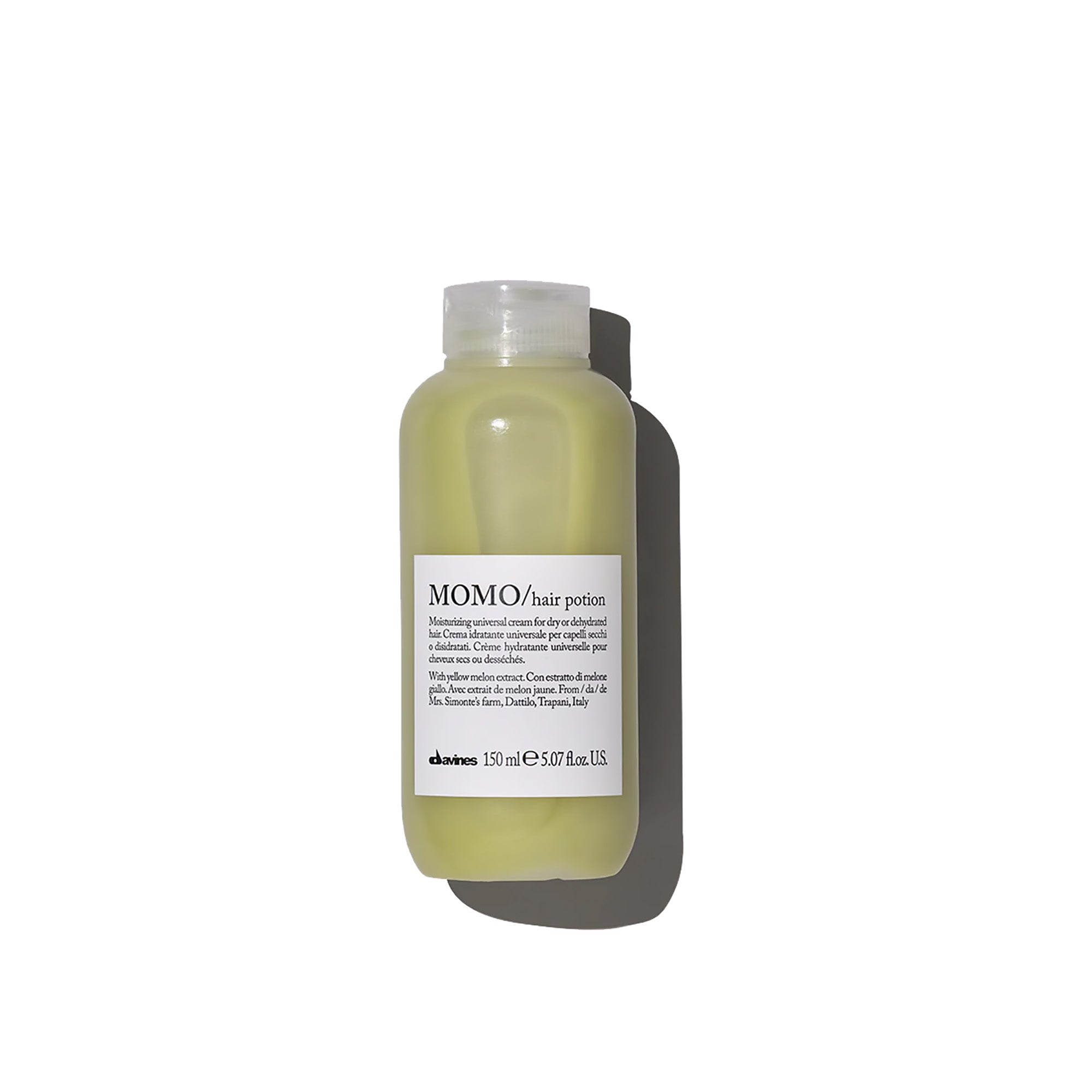 Davines Momo Hair Potion - Hydrating & Nourishing Hair Treatment for Dry, Damaged Hair | Salon-Quality Leave-In Conditioner for Frizz Control & Shine - Perfect for Daily Hair Care & Styling