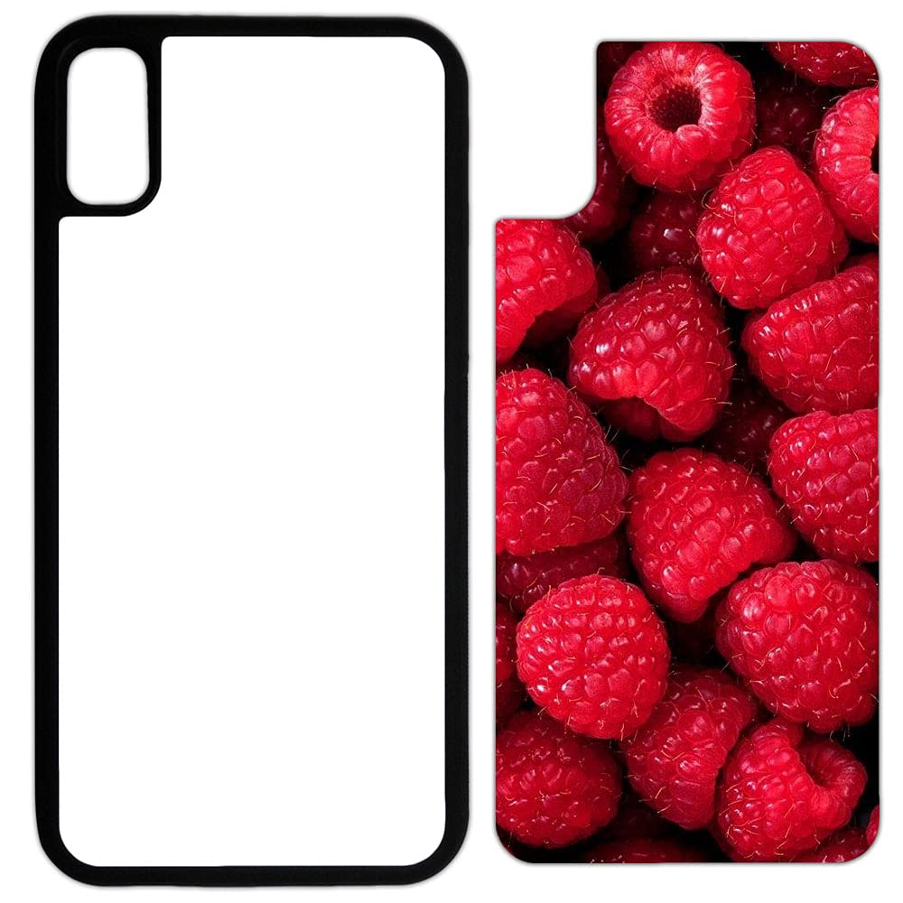 100 Pack Sublimation Phone Cases for iPhone X/XS - Rubber Black Blank Dye Cases with Aluminum Inserts | Printable Phone Cover Blanks for DIY Customization | Perfect for Personalized Gifts, Business Promotions & Craft Projects
