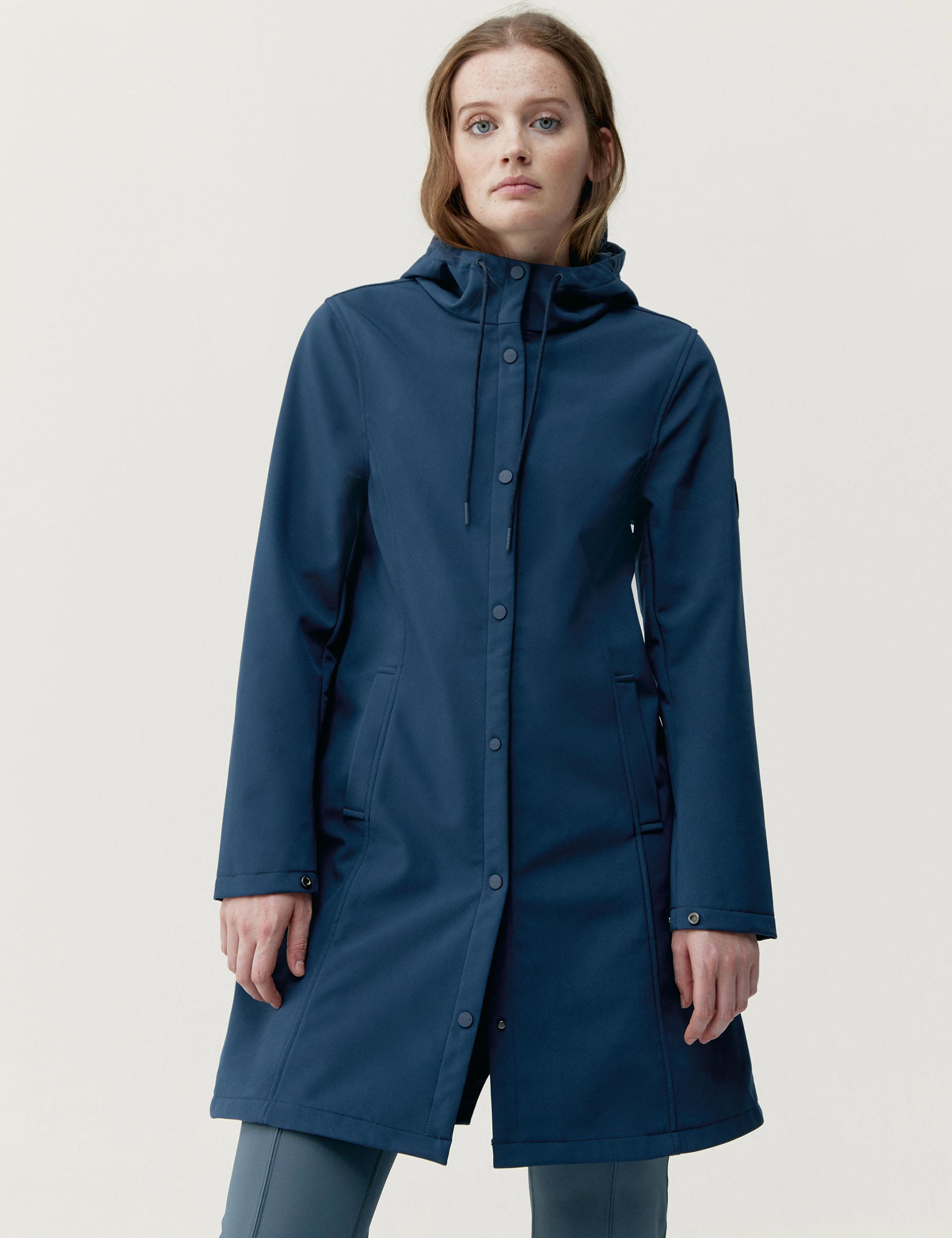 Sailor Blue Trench Coat for Women - Classic Waterproof Windbreaker Jacket for Fall & Spring | Perfect for Office, Travel & Outdoor Activities