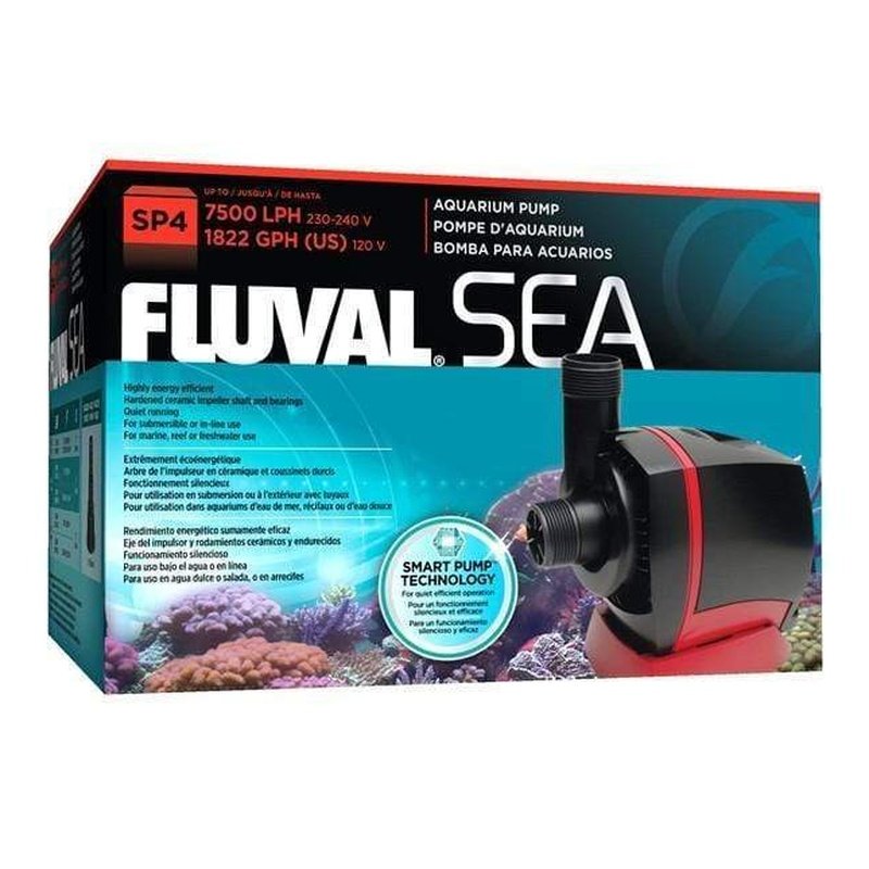 Fluval SEA SP4 Sump Pump - High Performance 7500L/H Water Pump for Saltwater Aquariums & Reef Tanks - Ideal for Marine Filtration Systems and Protein Skimmers