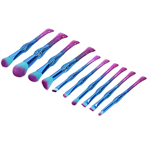 Professional Makeup Brush Set - 12 Pcs Durable Synthetic Bristle Face & Eye Makeup Brushes for Foundation, Blending, Contouring - Perfect for Party, Wedding & Professional Makeup Artists