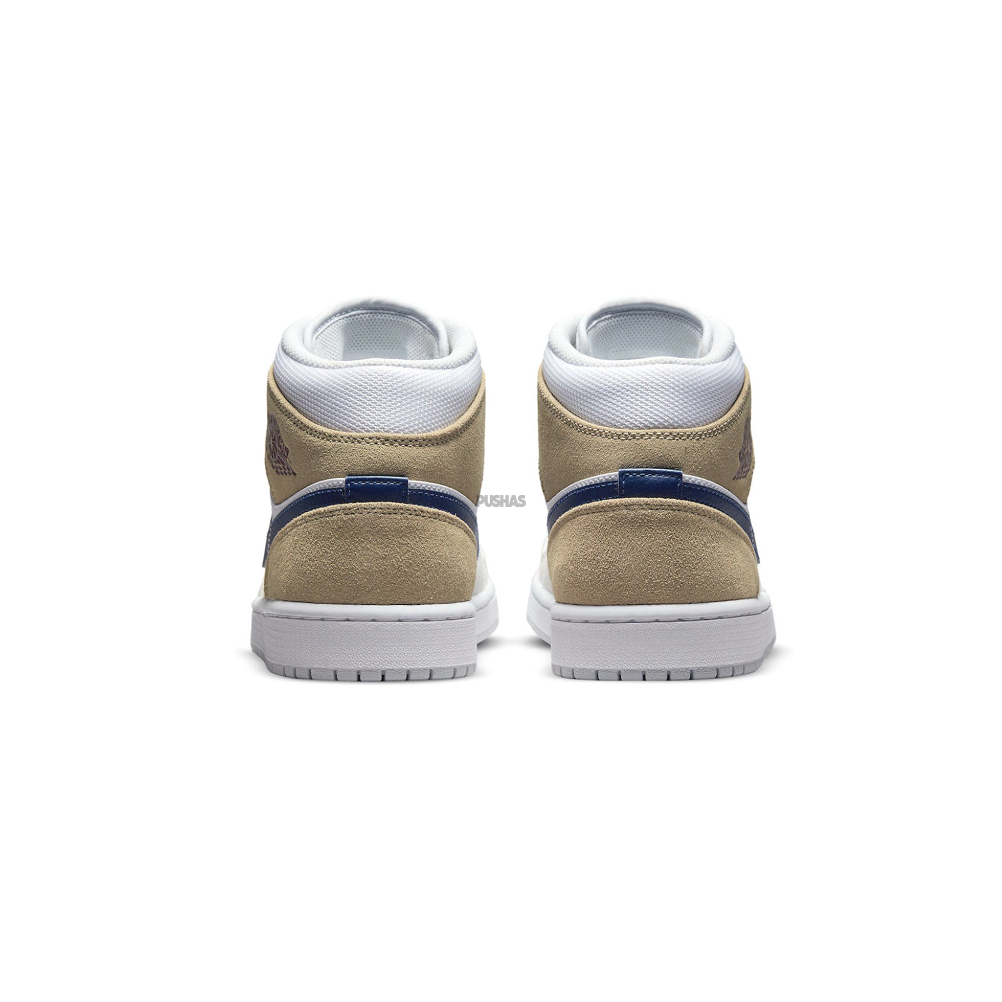 Air Jordan 1 Mid MEM2 'Tan Suede' Basketball Shoes (2021) - Men's Sneakers for Casual Wear, Street Style & Court Performance