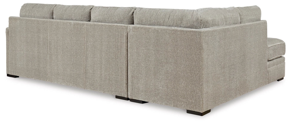 Calnita 2-Piece Sectional Sofa with Left-Hand Facing Chaise Lounge - Modern L-Shaped Couch for Living Room, Apartment & Family Room Comfort