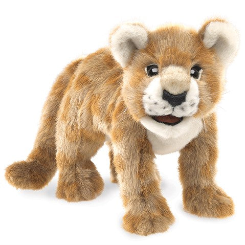 African Lion Cub Hand Puppet - Soft Plush Animal Toy for Kids, Storytelling & Role Play - Perfect for Imaginative Play, Classroom Activities & Gift Ideas