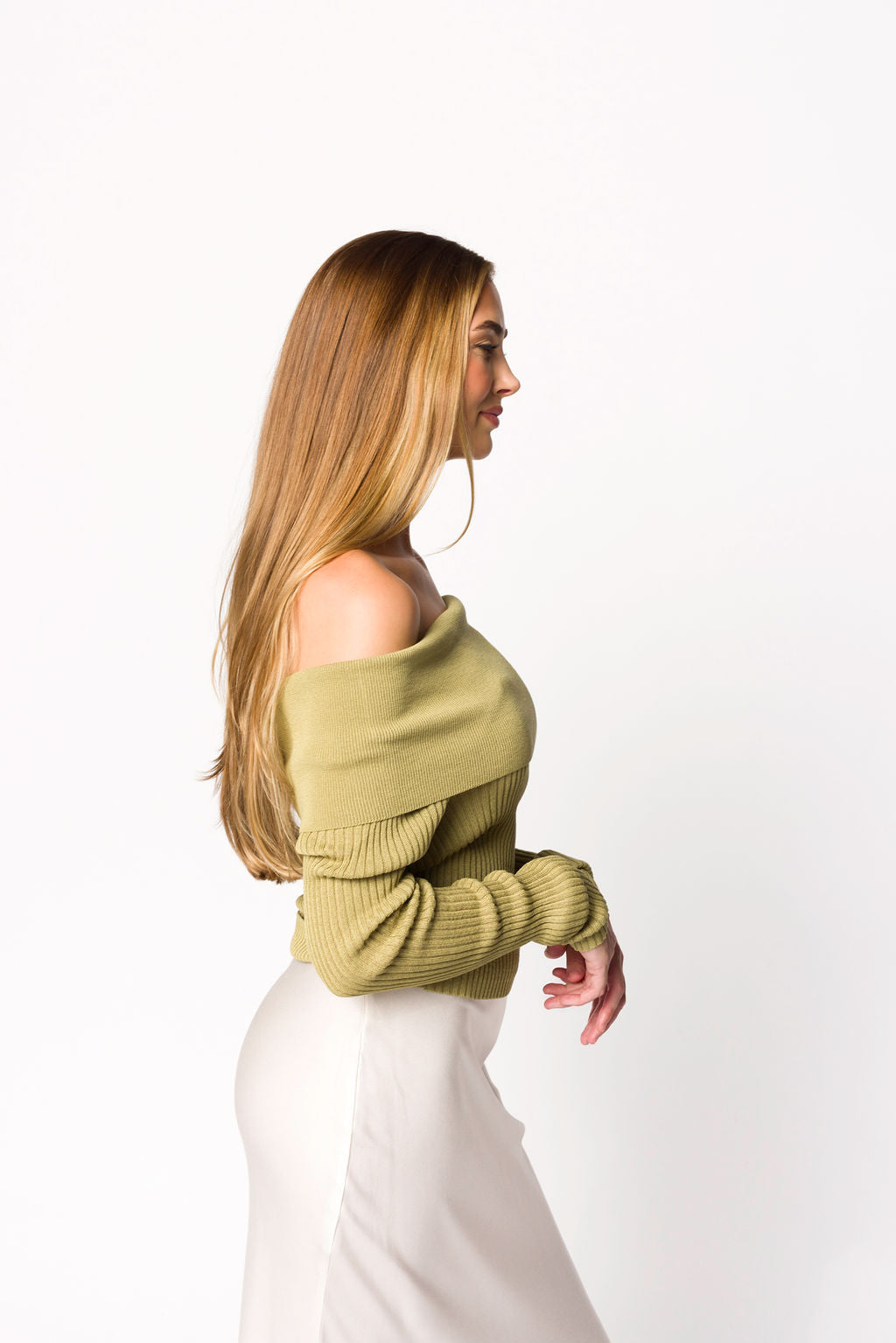 First Glance Women's Olive Green Casual Top - Soft & Comfortable Blouse for Everyday Wear | Perfect for Work, Outings & Relaxing