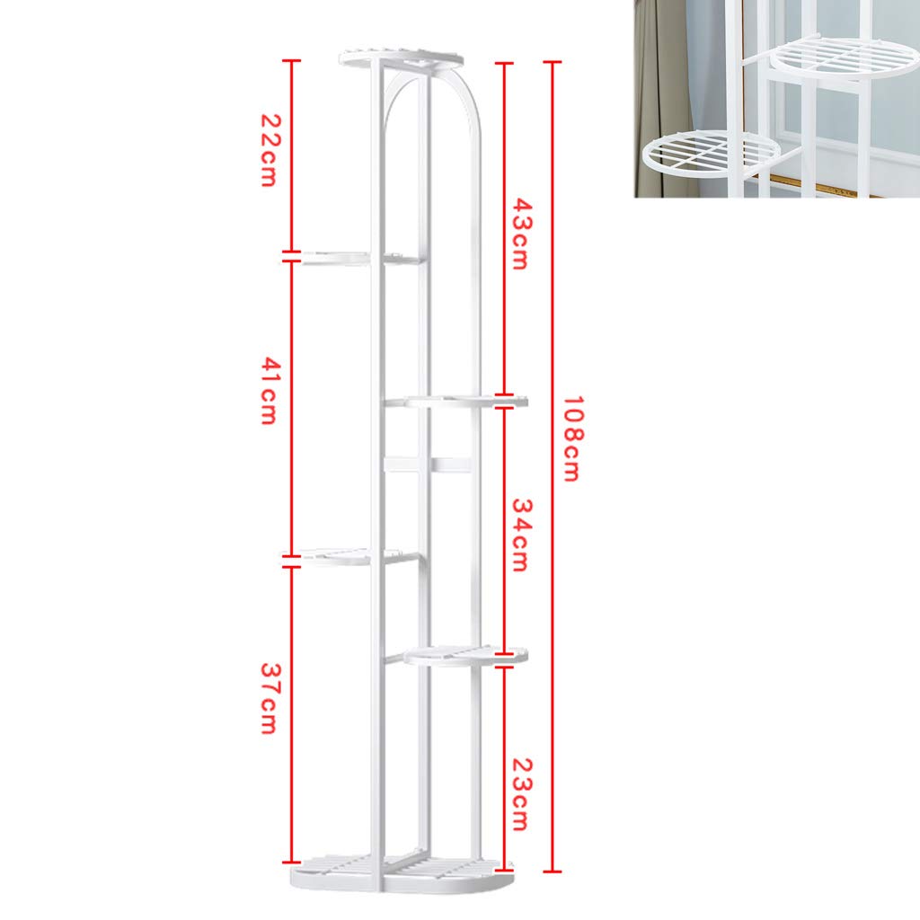 Metal Multi-Tier Plant Stand - Flower Pot Holder & Bonsai Display Shelf for Indoor, Balcony, Patio | Sturdy Storage Rack for Potted Plants, Herbs & Home Decor