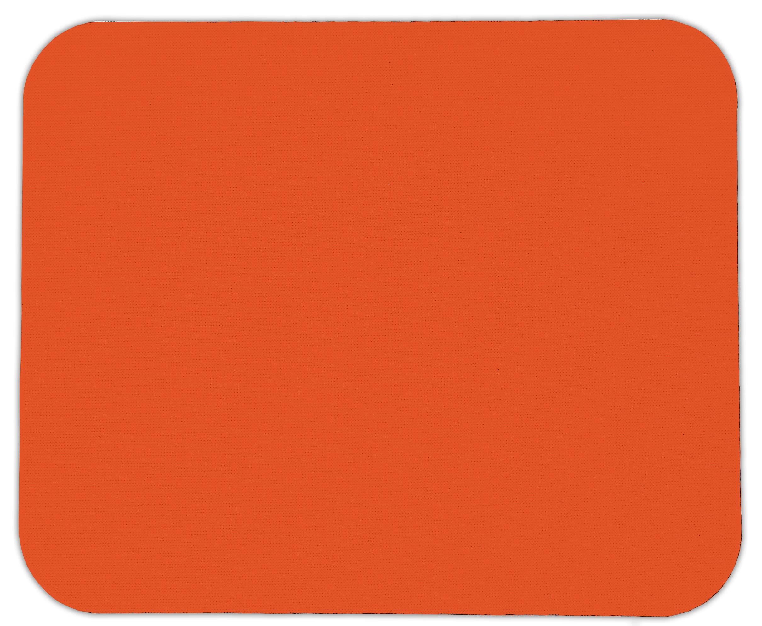 Premium Solid Color Mouse Pad - Burnt Orange, Non-Slip Rubber Base, Smooth Surface for Gaming & Office Use - Perfect for Desktops, Laptops & Workstations