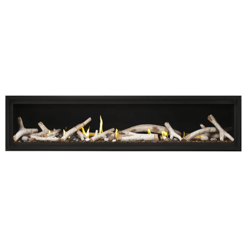 Napoleon Luxuria 74 Linear Direct Vent Gas Fireplace - LVX74NX | Modern Home Heating Solution for Living Rooms & Patios