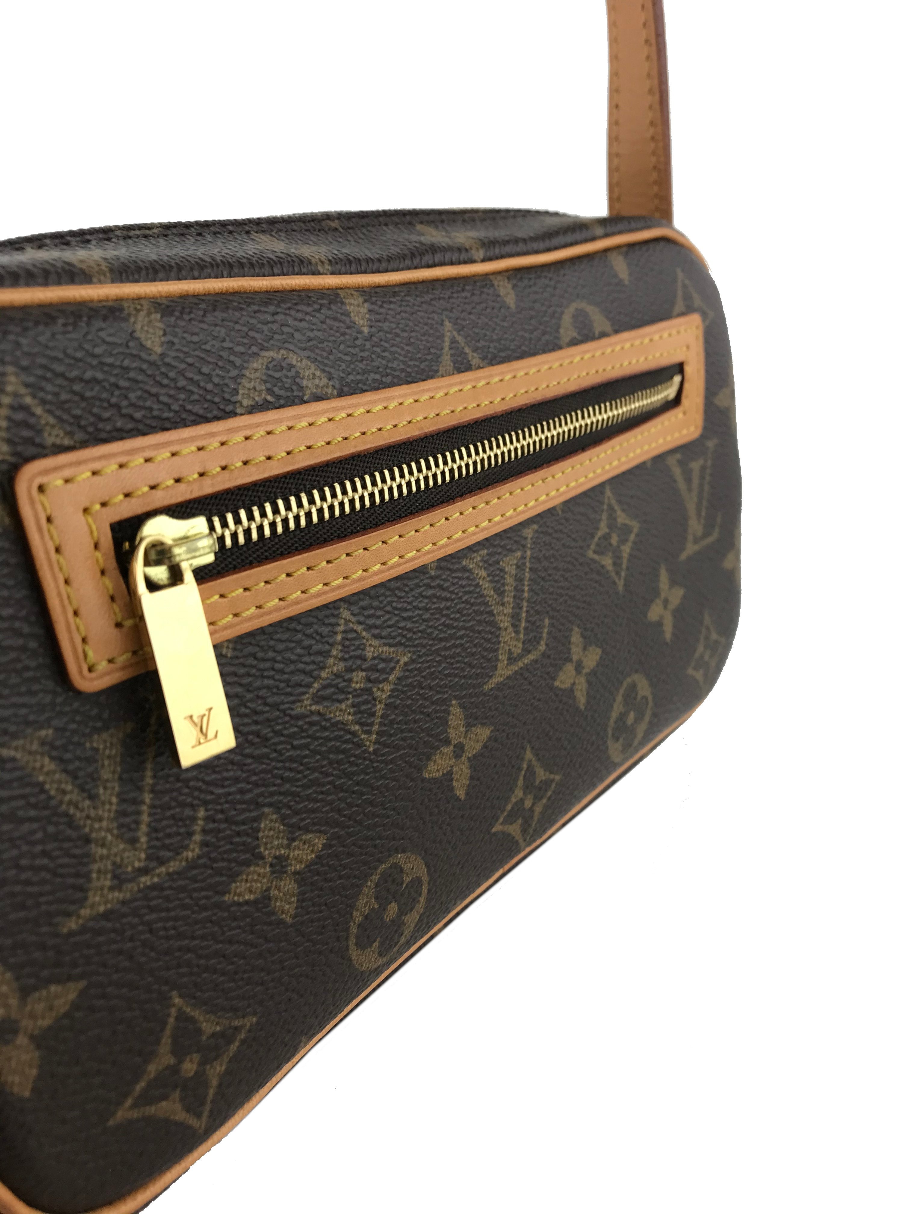 Authentic Louis Vuitton Pochette Cite Monogram Canvas Crossbody Bag - Luxury Designer Handbag for Women, Perfect for Date Night & Evening Events