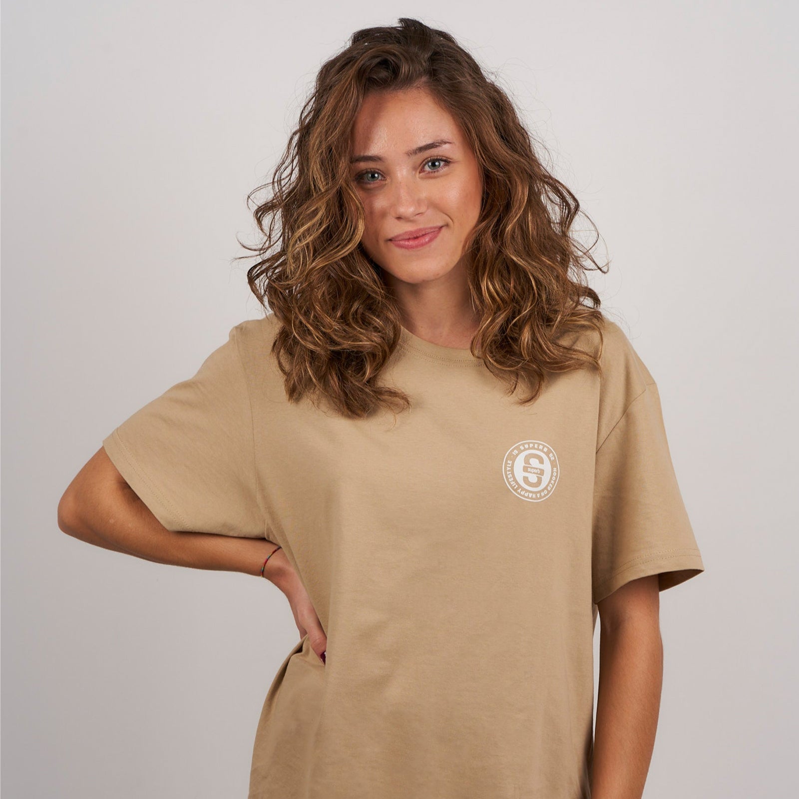 Oversized Basic Circle Arena T-Shirt - Comfortable Casual Wear for Men & Women - Perfect for Everyday Outfits, Lounge Wear and Street Style Fashion