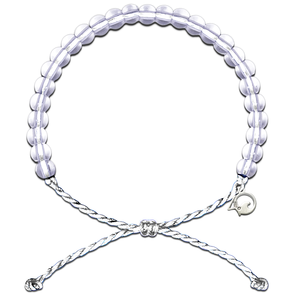 4Ocean White Polar Bears Bracelet - Eco-Friendly Beaded Bracelet for Ocean Conservation | Perfect for Beach Lovers, Environmentalists & Gift Giving