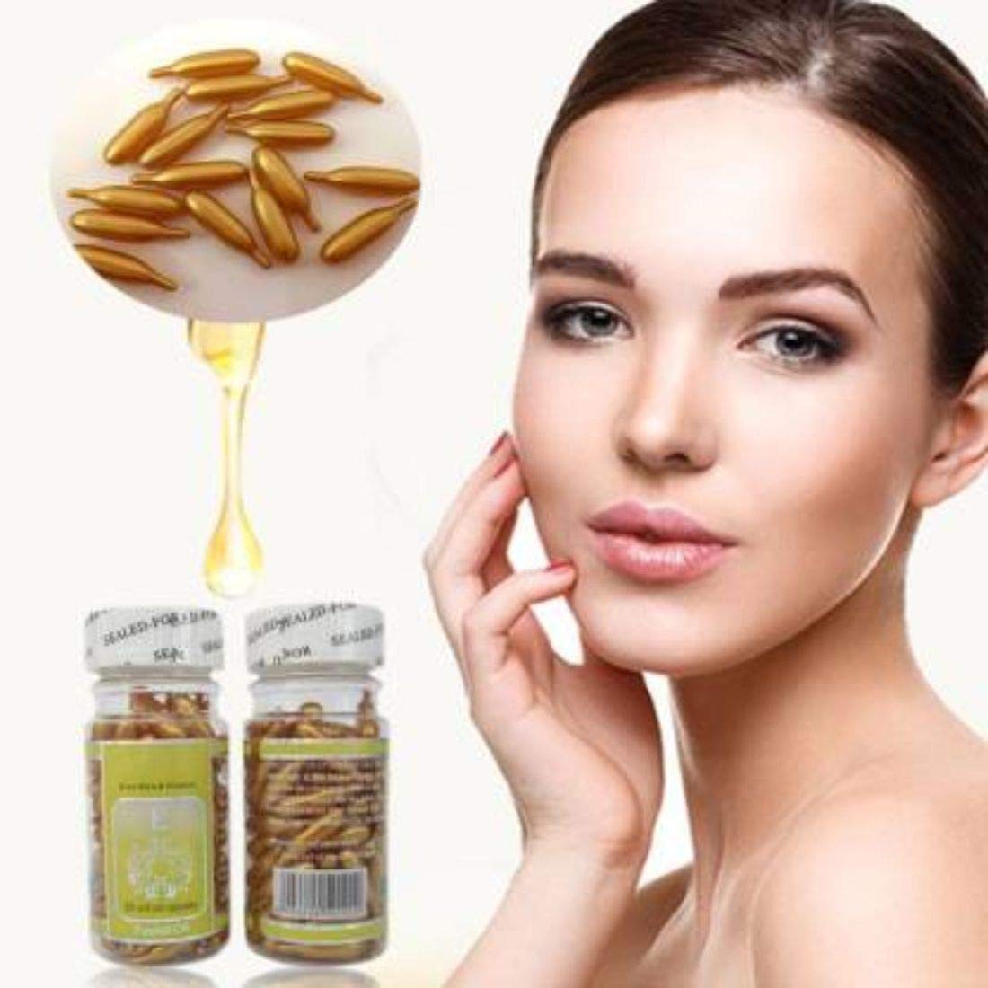 ClubComfort Aloe Vera & Vitamin E Facial Oil Capsules - 4 Pack (240 Capsules) | Hydrating & Nourishing Skin Care for Dry & Sensitive Skin | Perfect for Night Routine & Travel Skincare