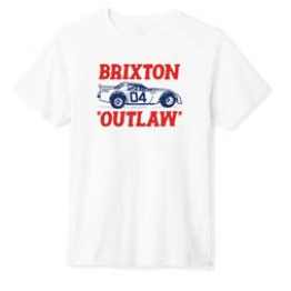 Outlaw SS Tailored Tee - Premium Cotton Men's Slim Fit T-Shirt in White | Casual Wear, Street Style & Everyday Comfort